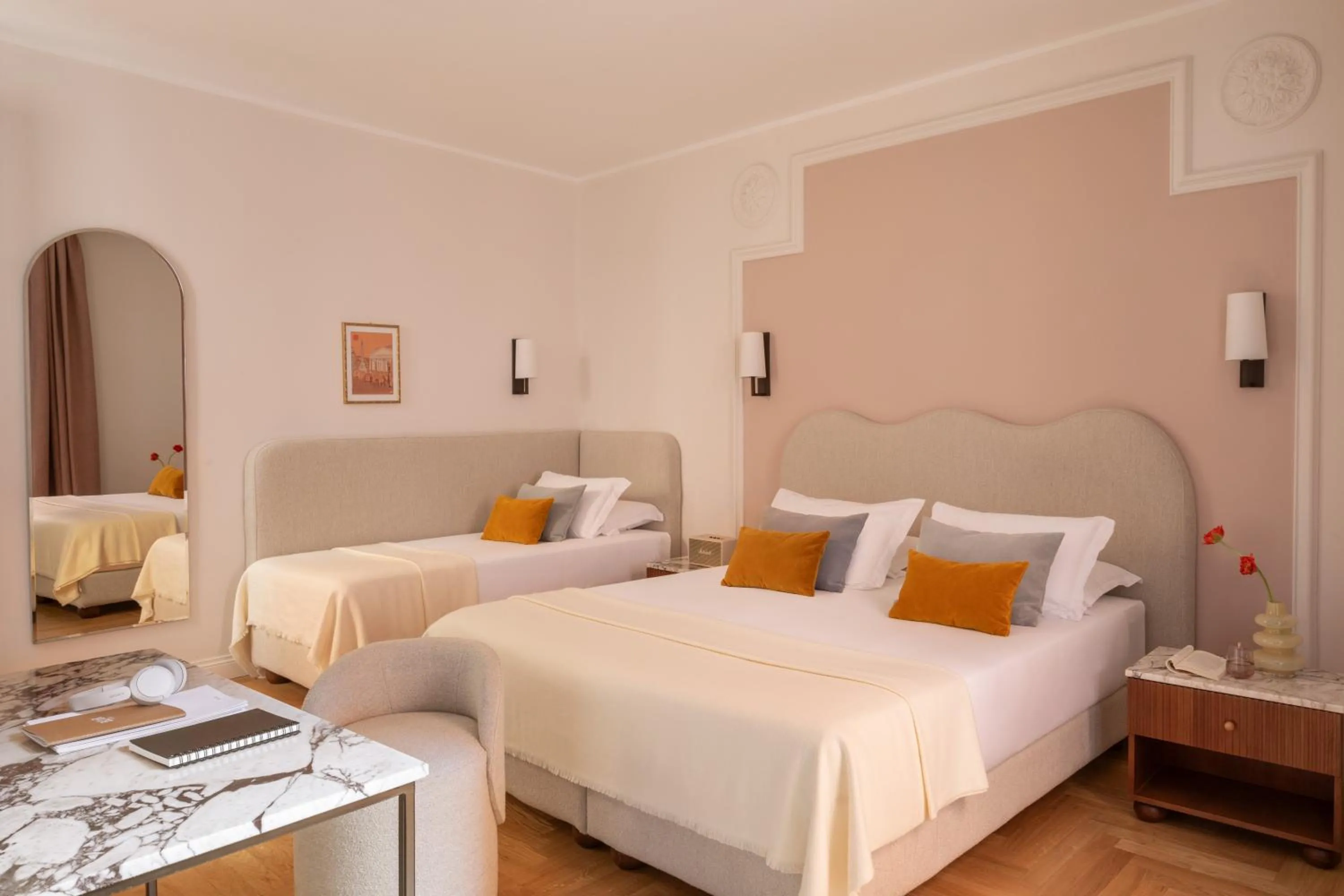 Bed in Hotel Fori Imperiali