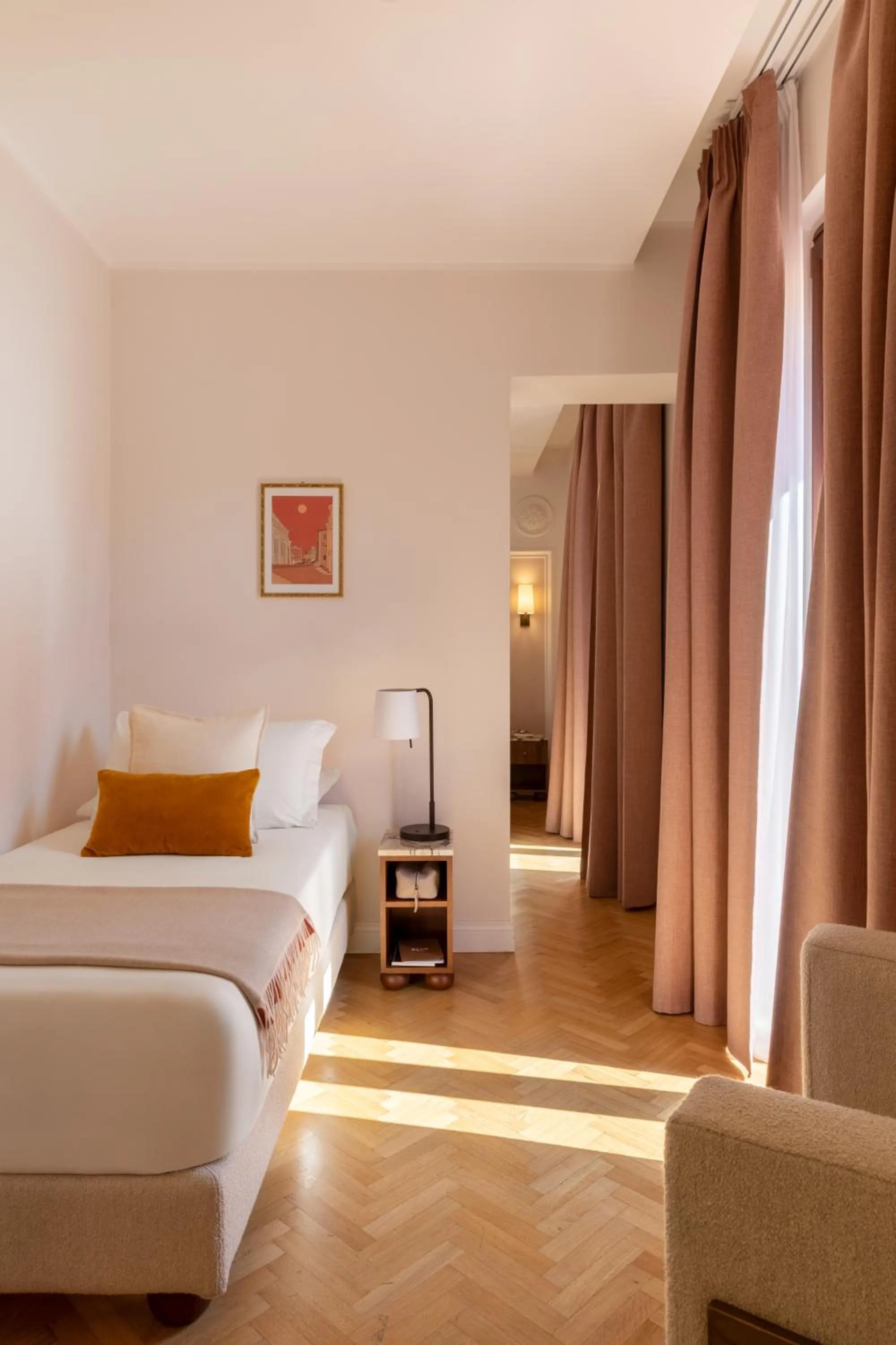Bed in Hotel Fori Imperiali