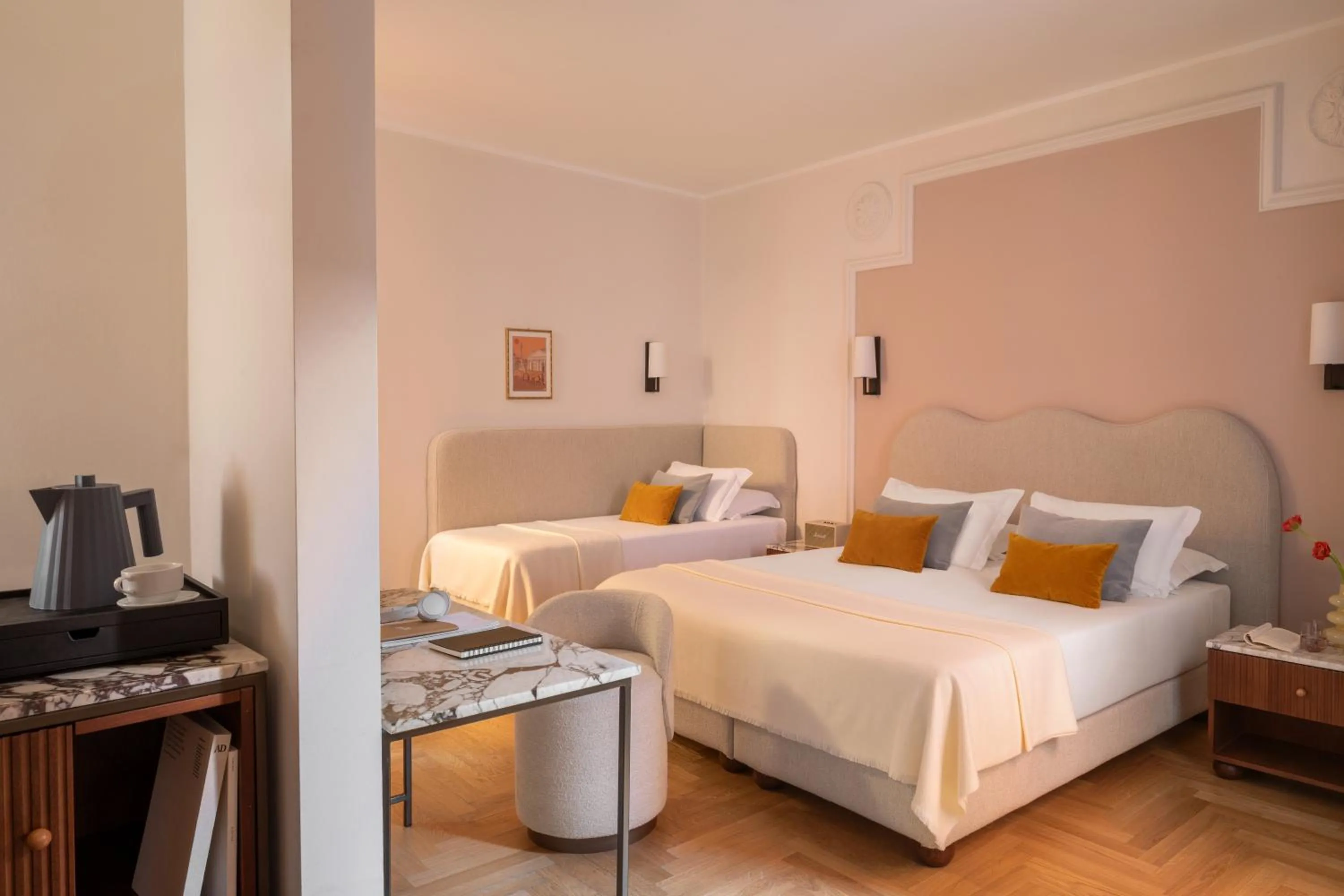 Bed in Hotel Fori Imperiali