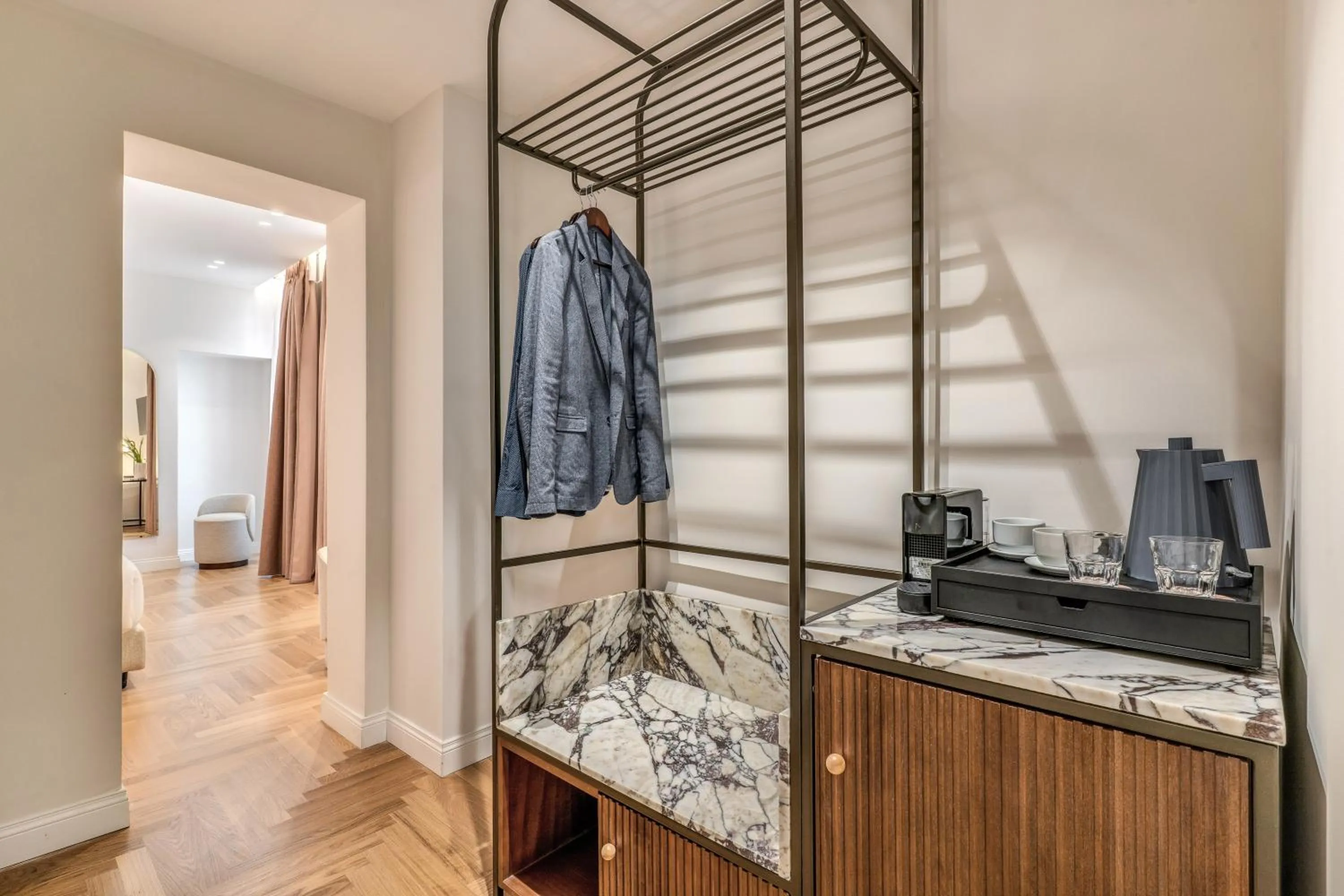 Bedroom, Bed in Hotel Fori Imperiali