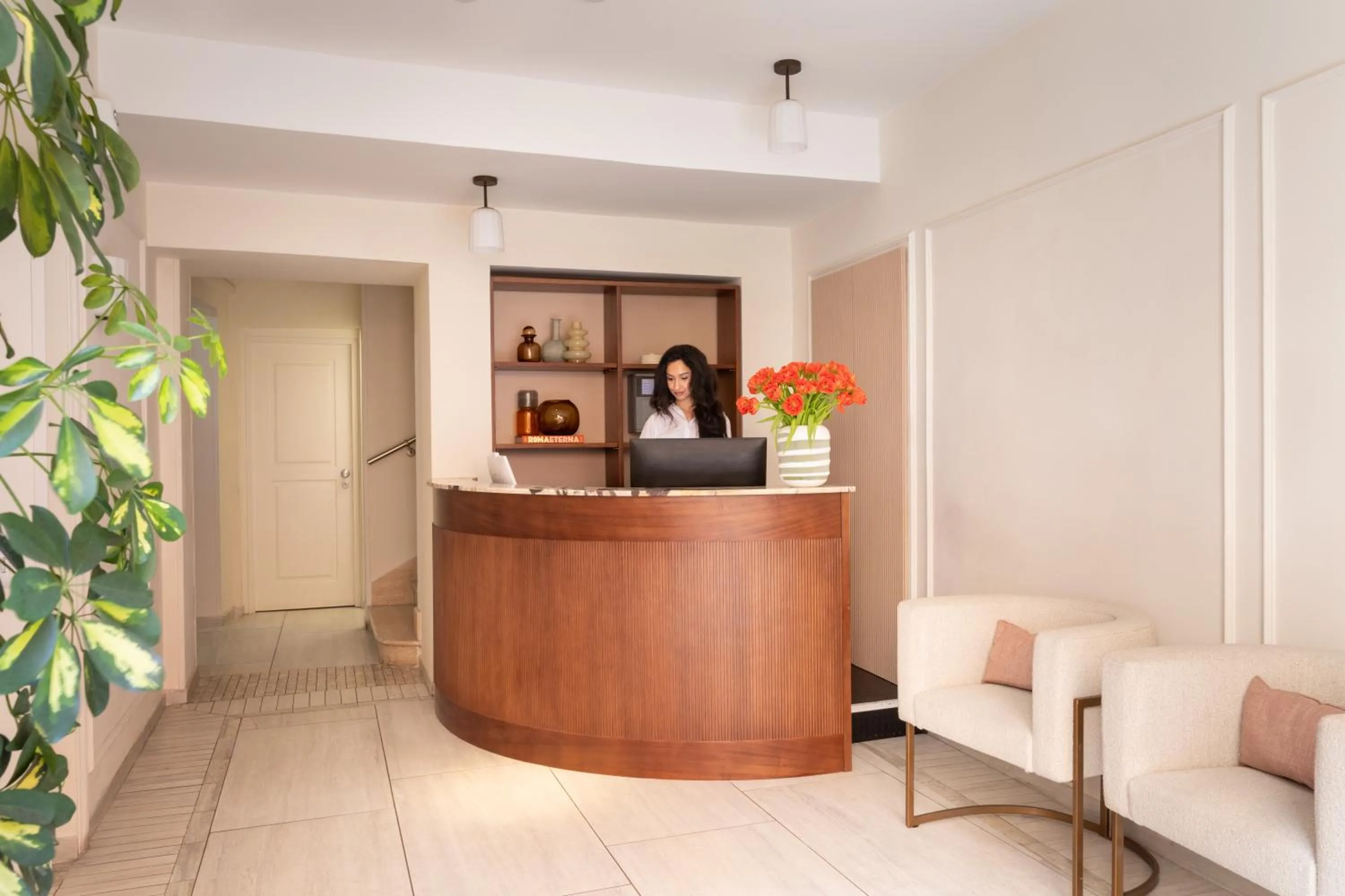 Lobby or reception in Hotel Fori Imperiali