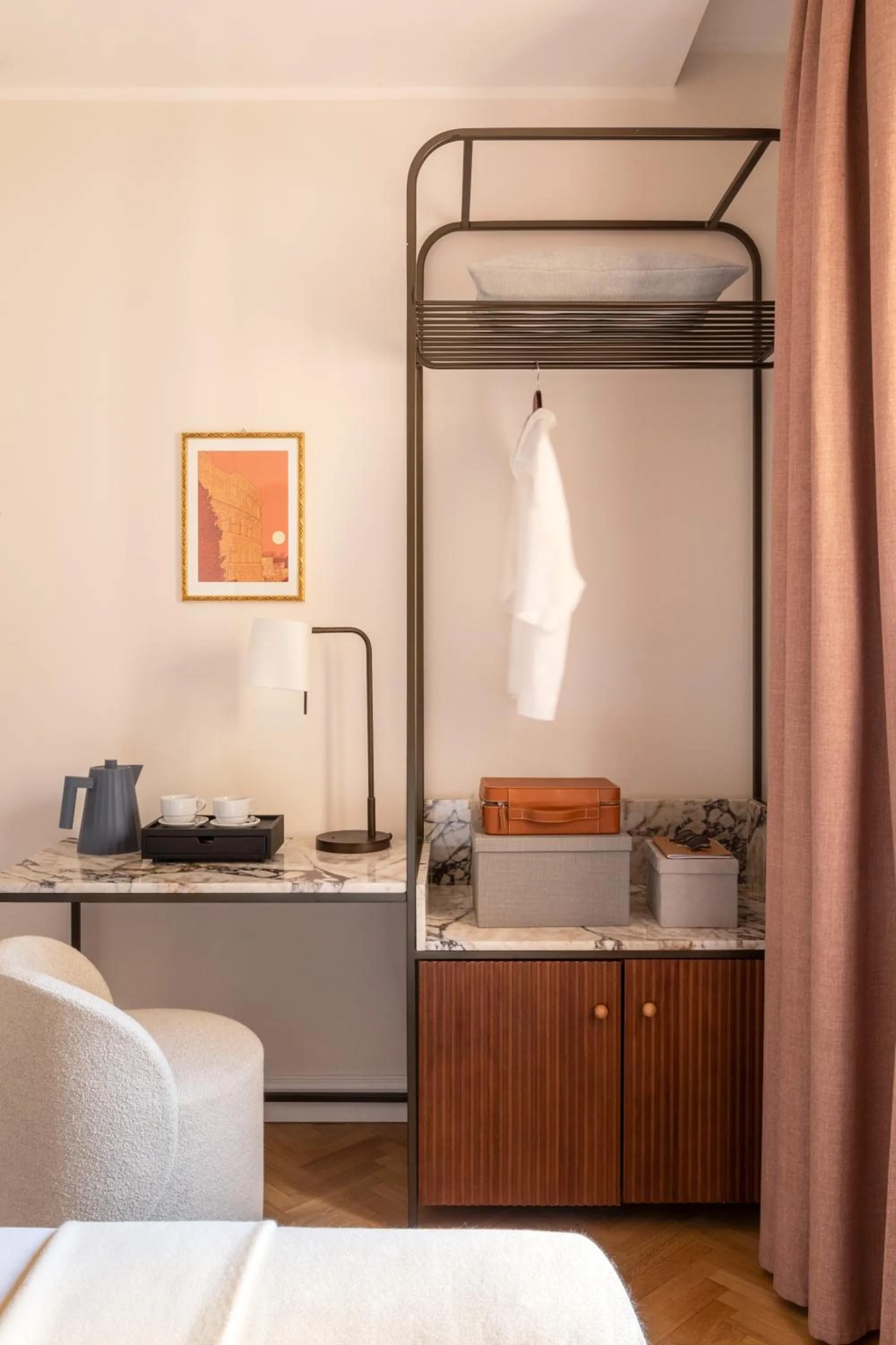 Photo of the whole room, Bed in Hotel Fori Imperiali