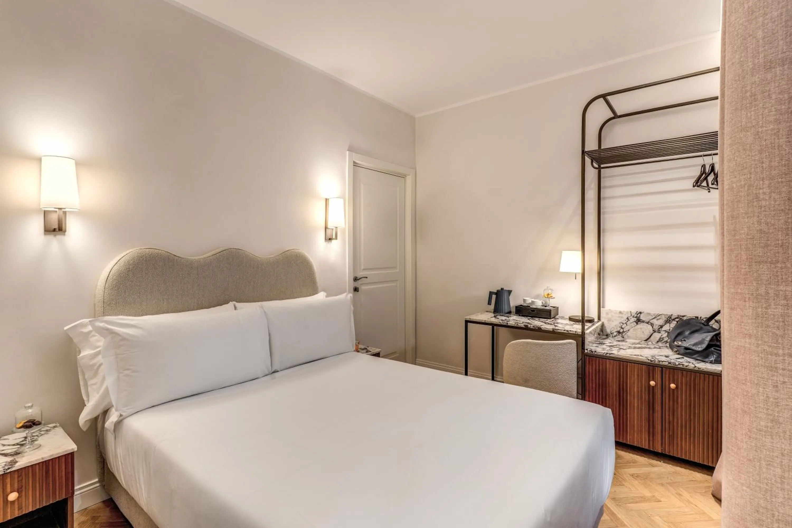 Bed in Hotel Fori Imperiali