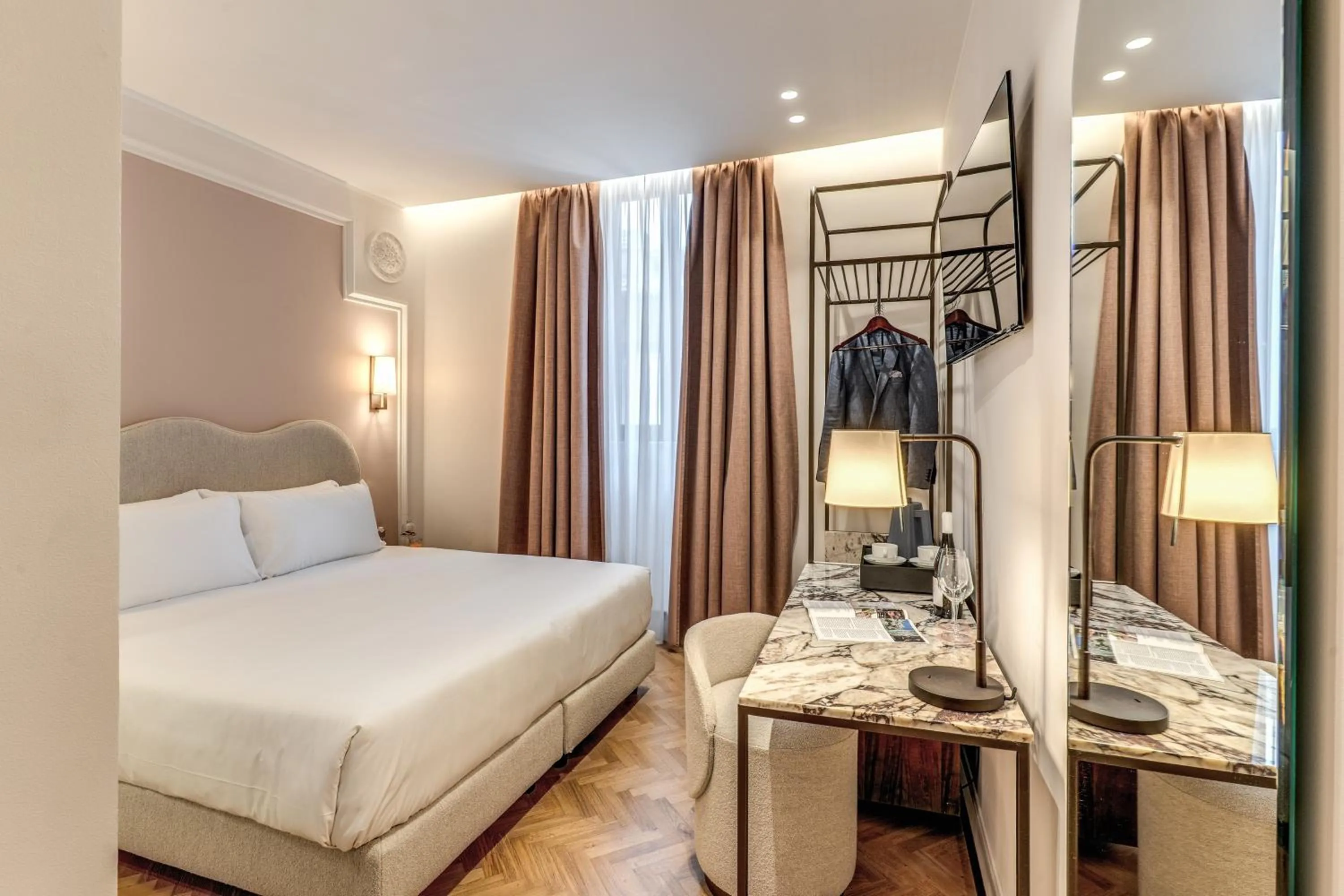 Bed in Hotel Fori Imperiali