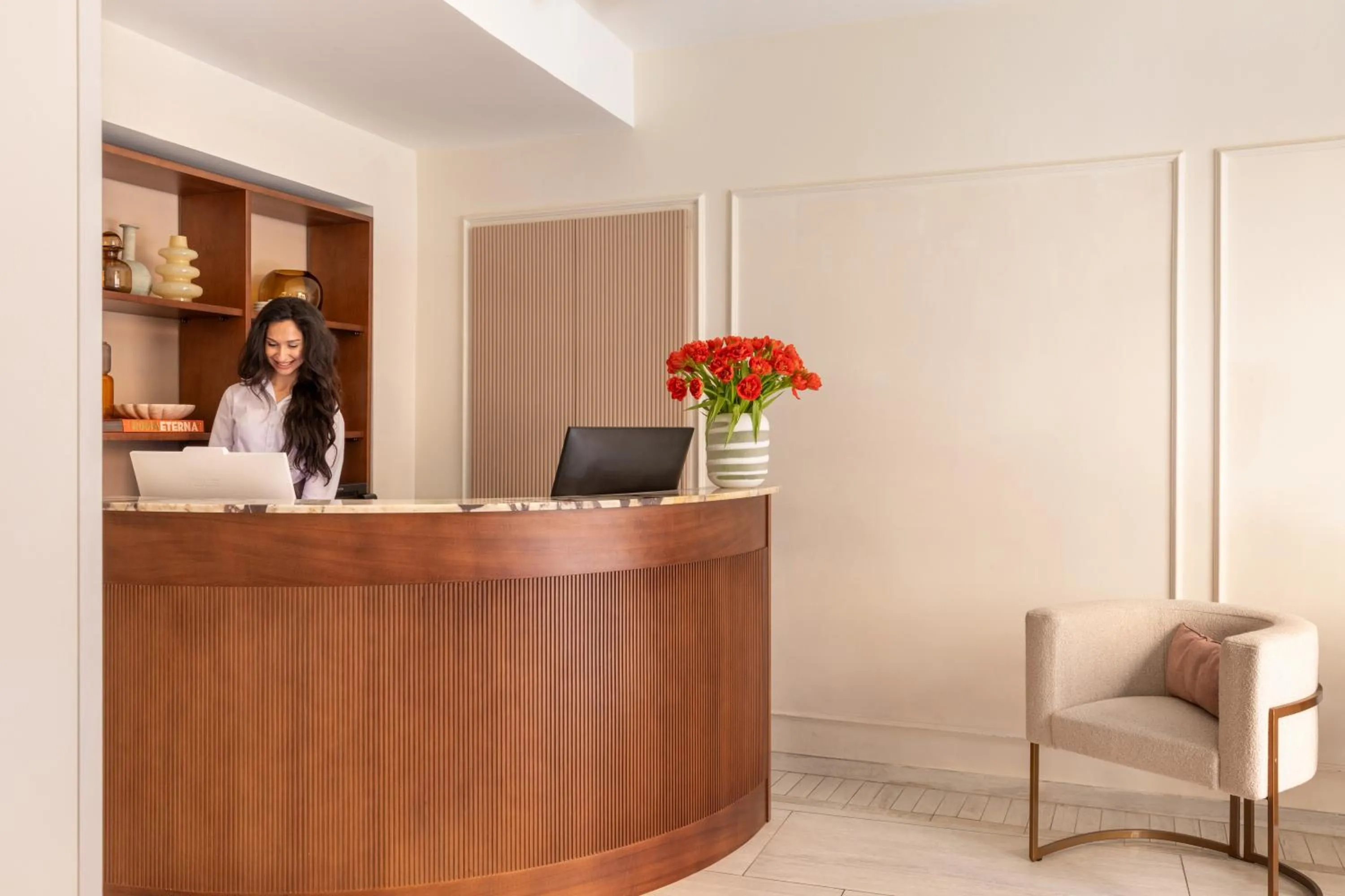 Lobby or reception in Hotel Fori Imperiali