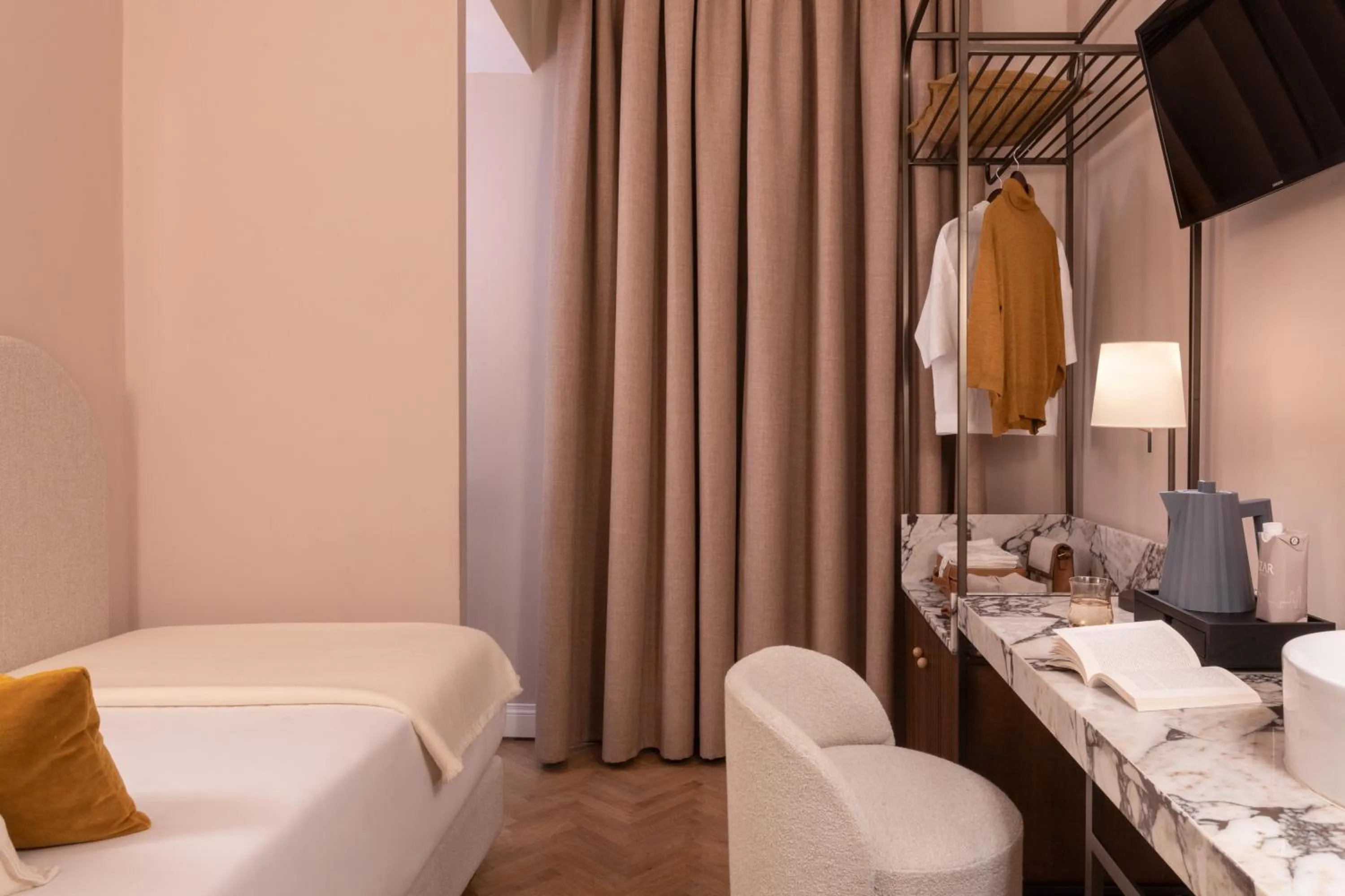 Bed in Hotel Fori Imperiali