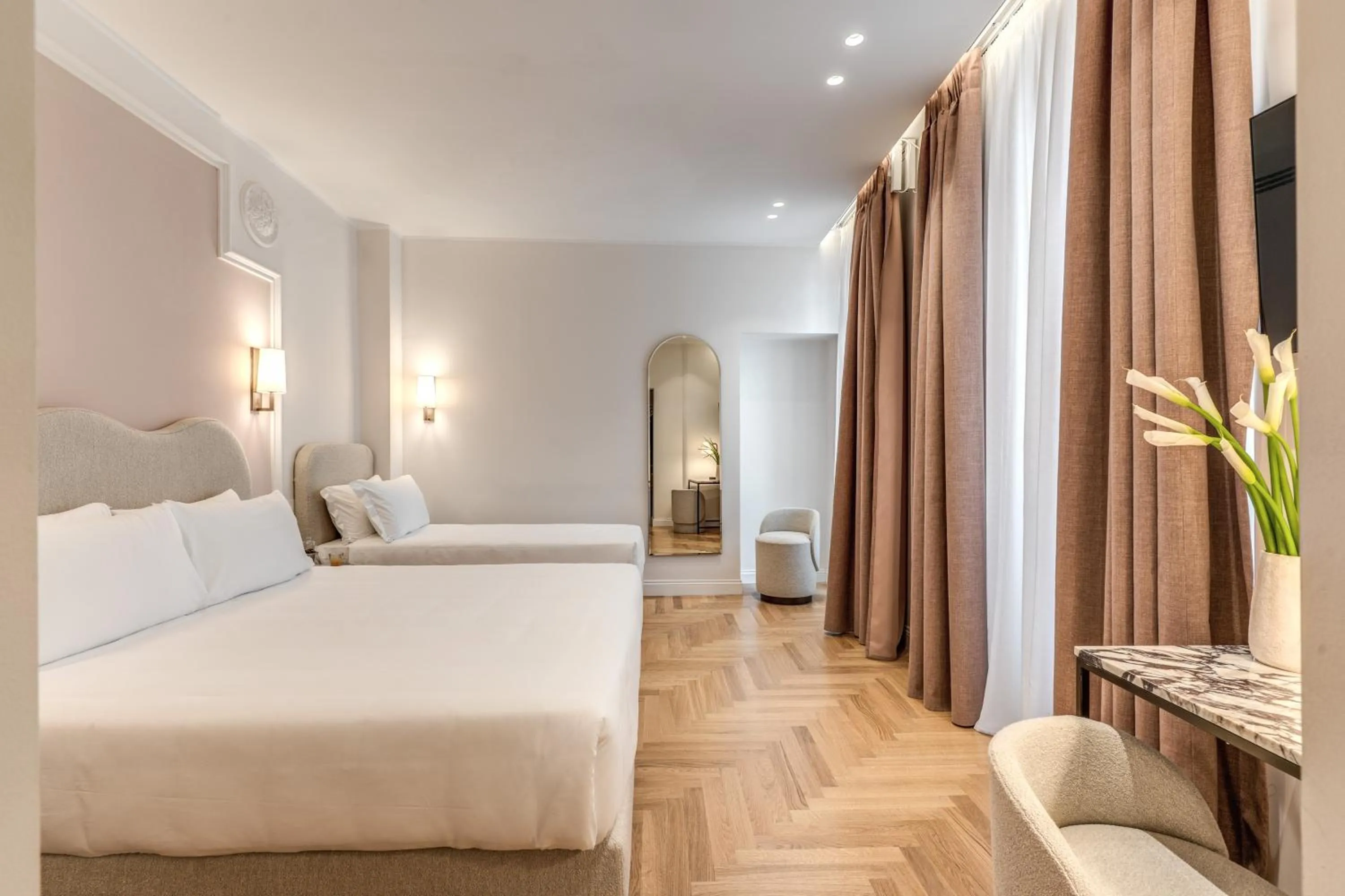 Bed in Hotel Fori Imperiali