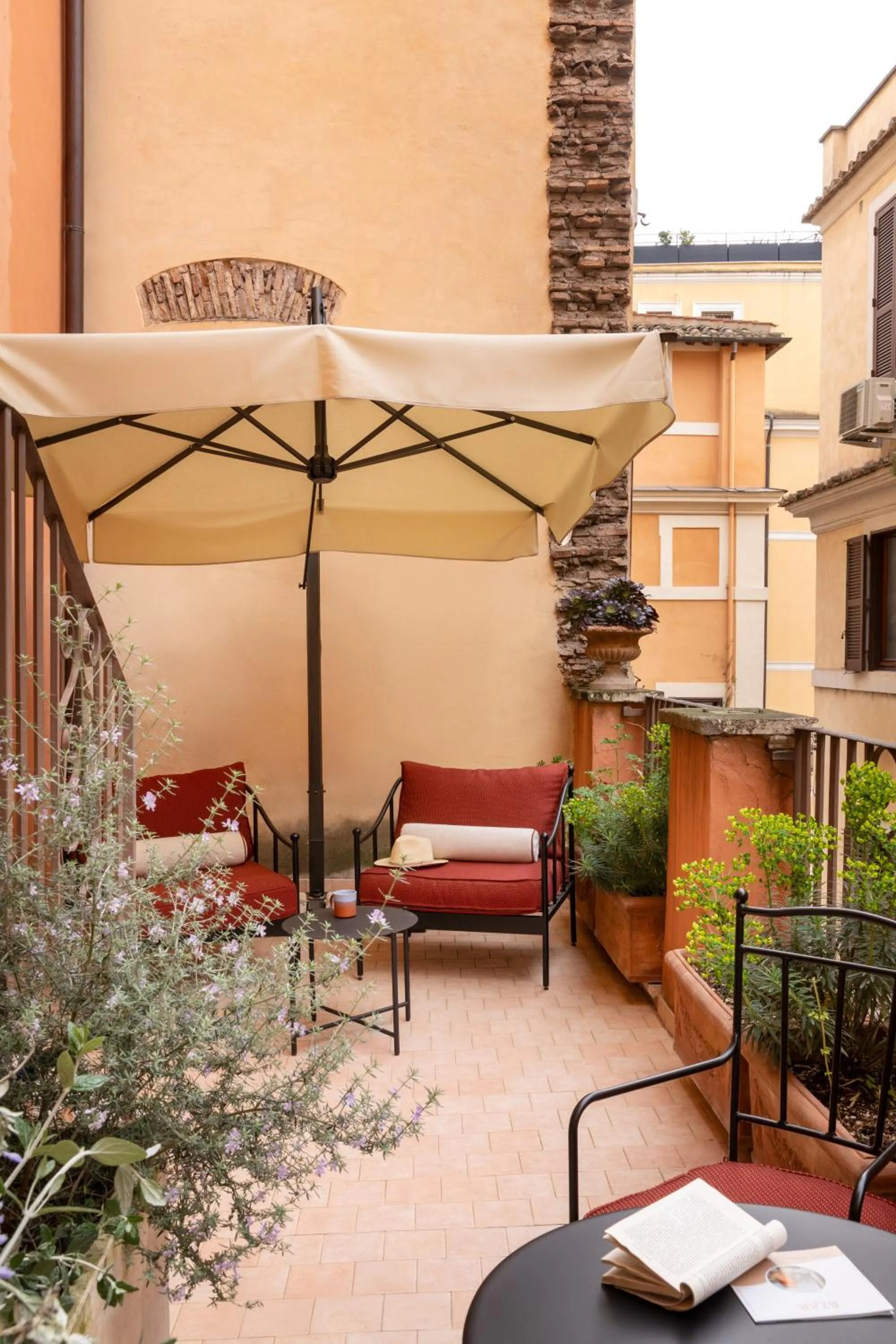Balcony/Terrace in Hotel Fori Imperiali