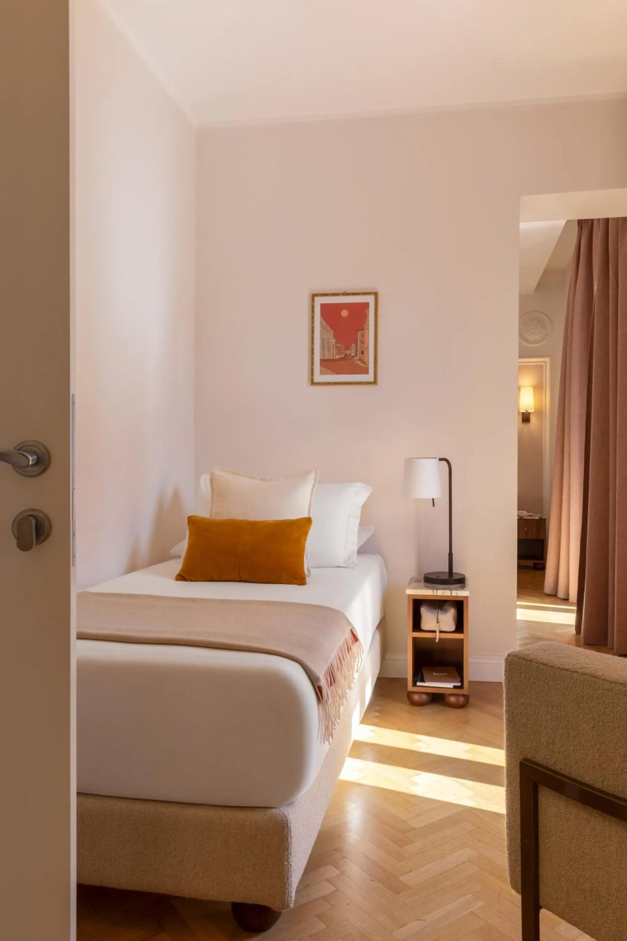 Bedroom, Bed in Hotel Fori Imperiali