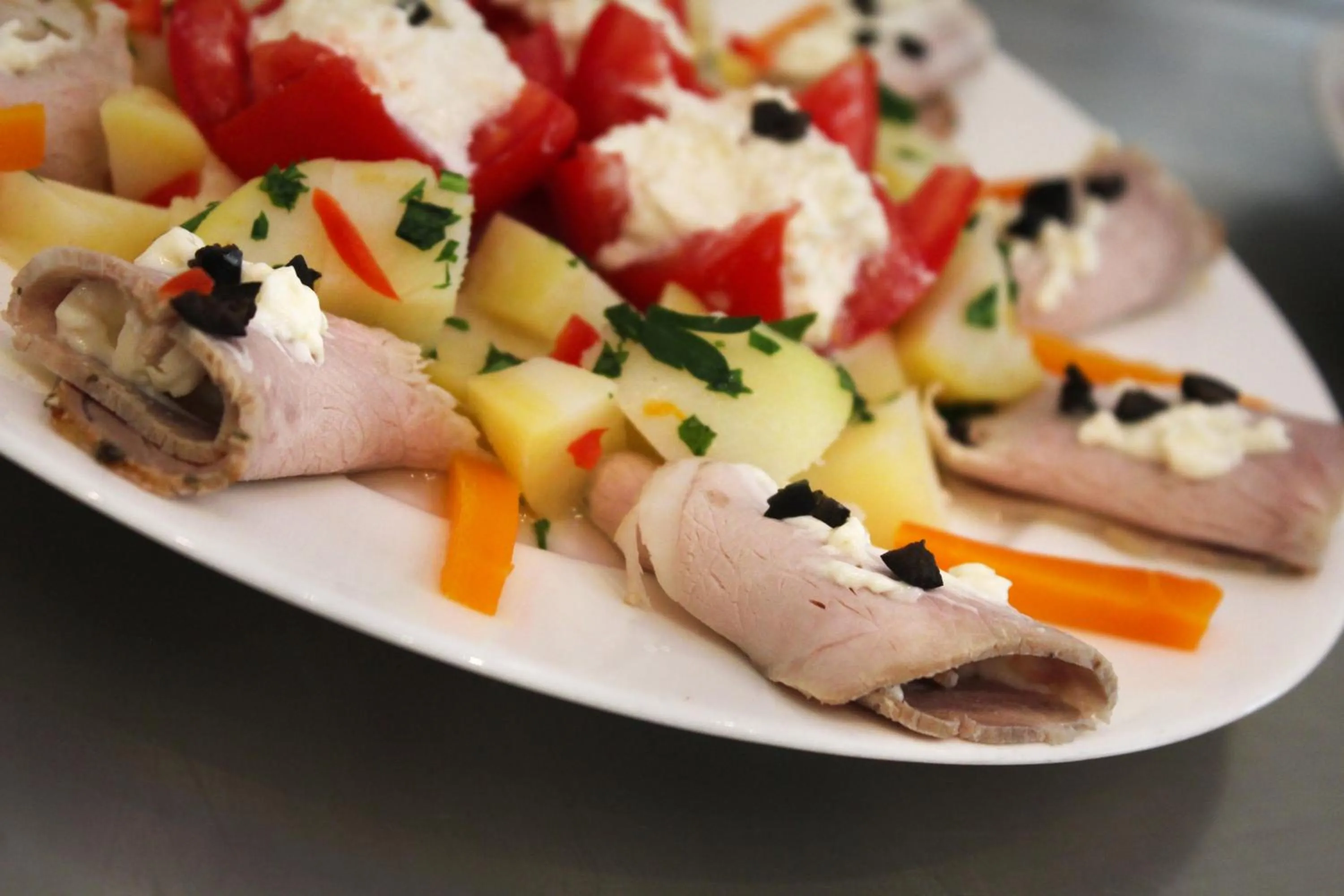 Food close-up in Hotel Royal