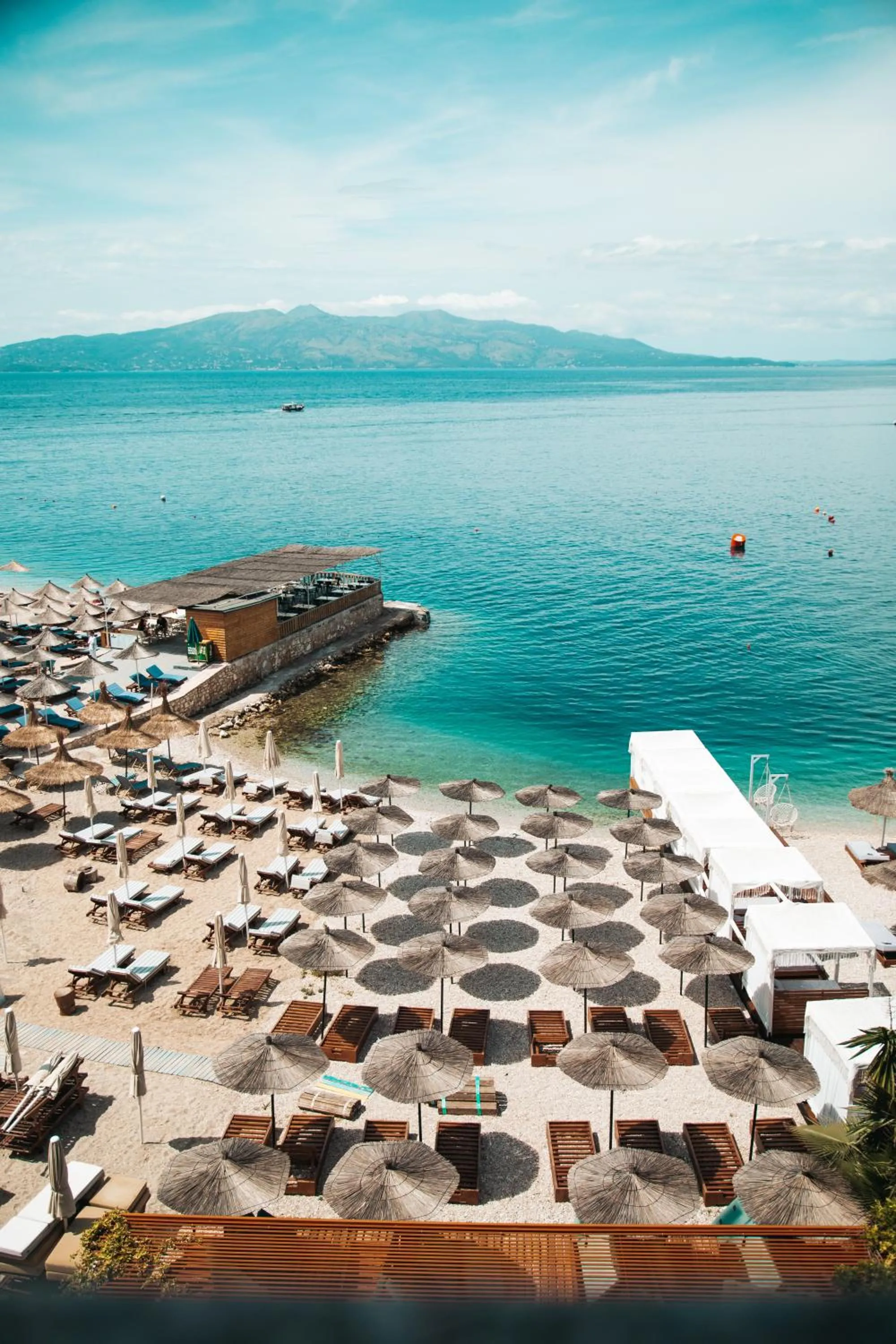 Lake view in Vila e Bardhe Butique Hotel