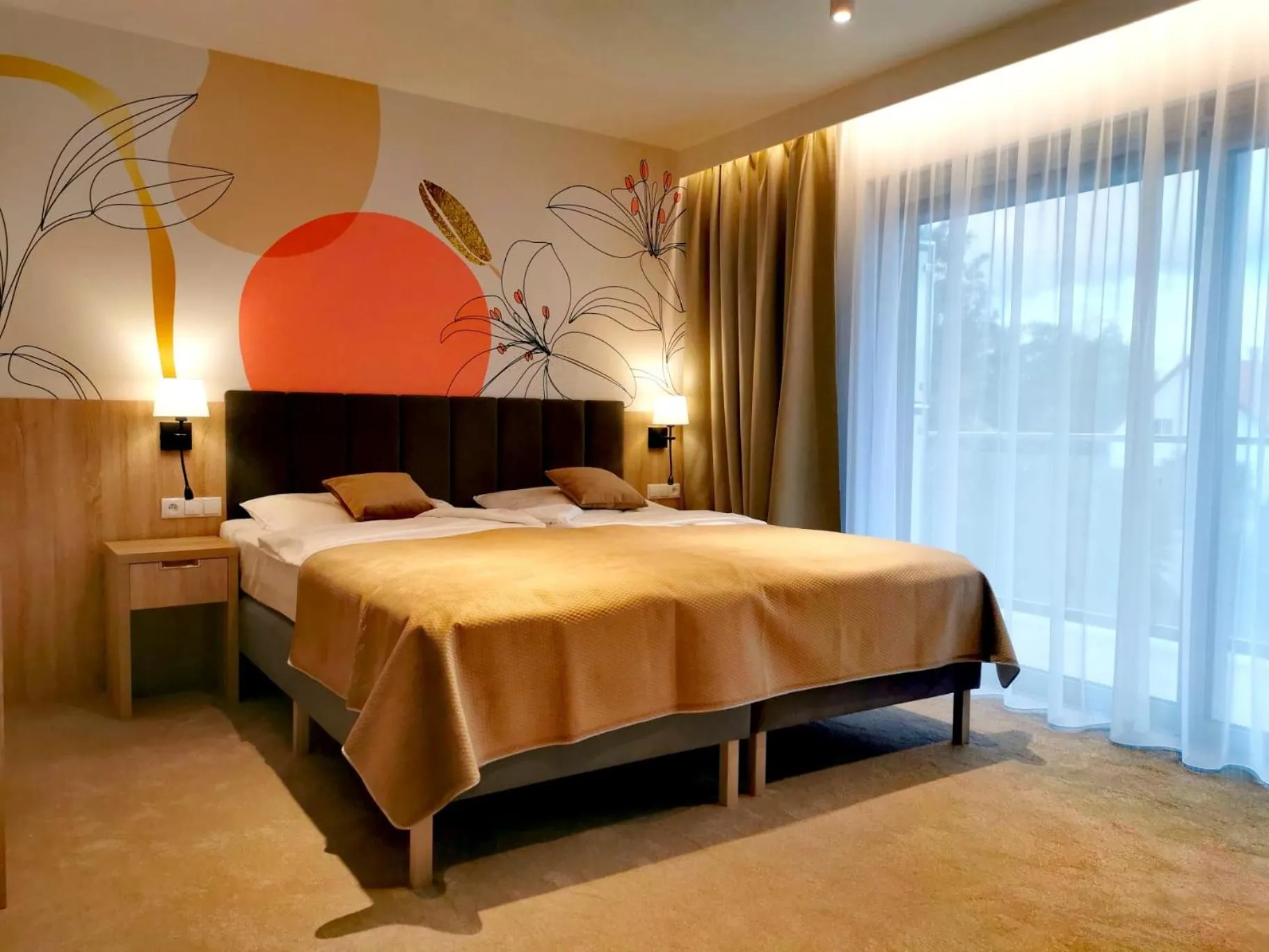 Bed in Hotel SKAL Medi SPA & Resort