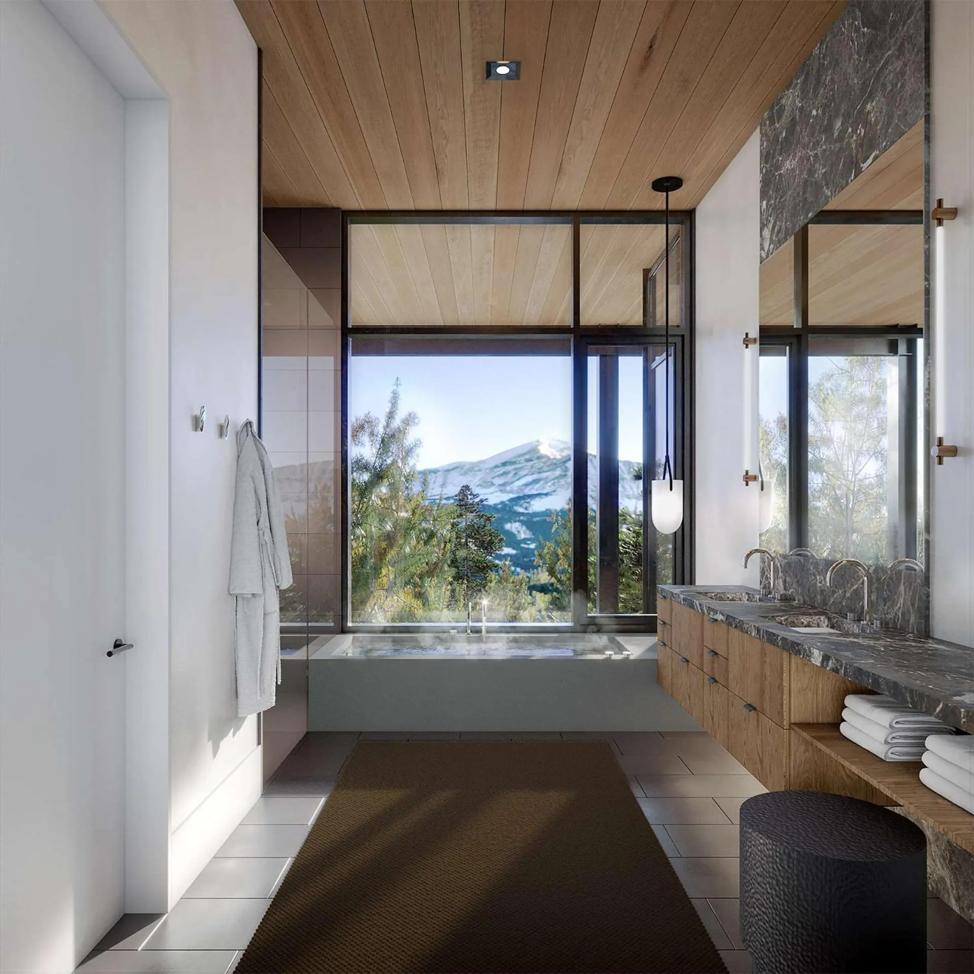 Bathroom in One&Only Moonlight Basin