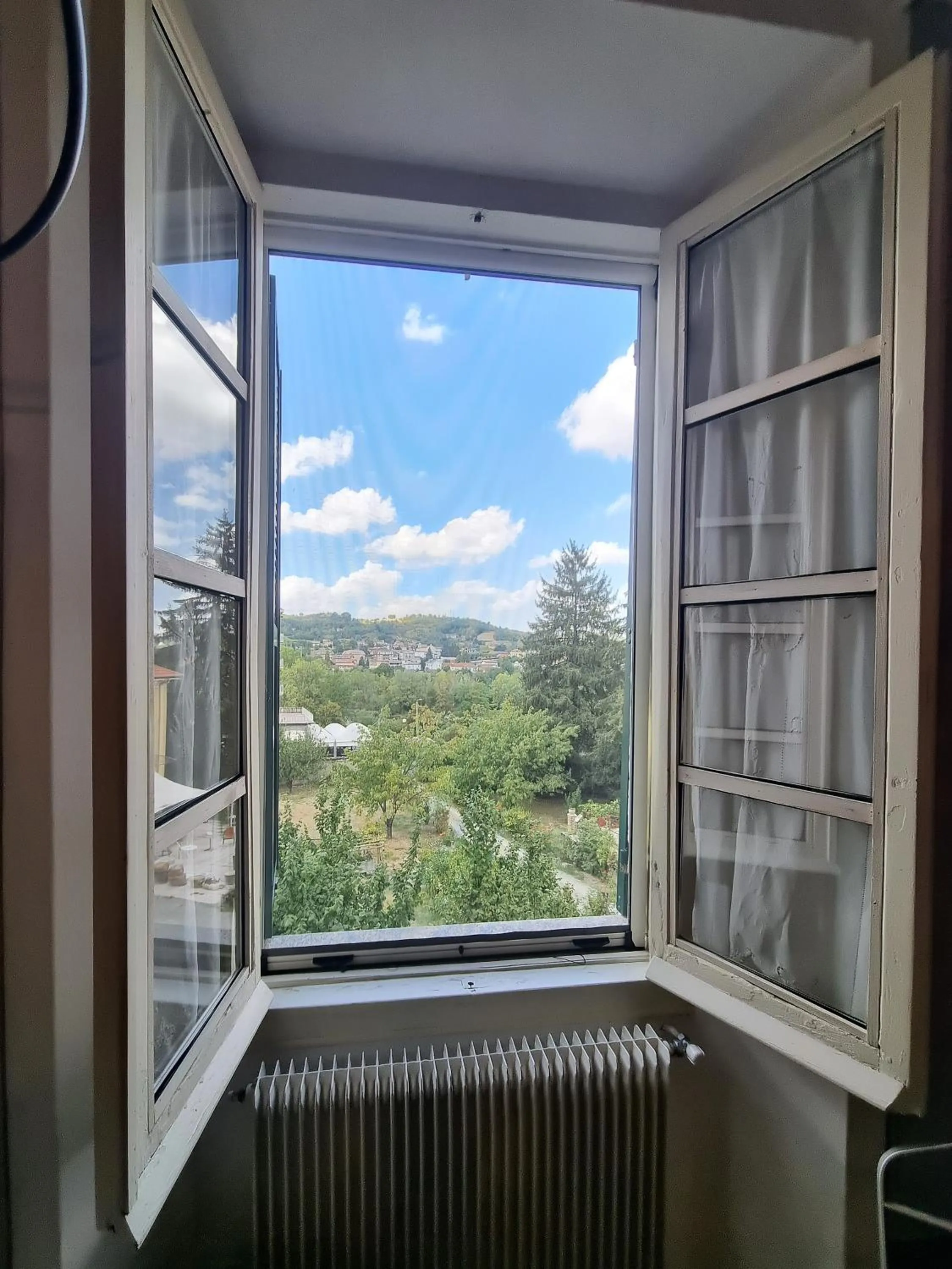 Garden view in La Corte B&B