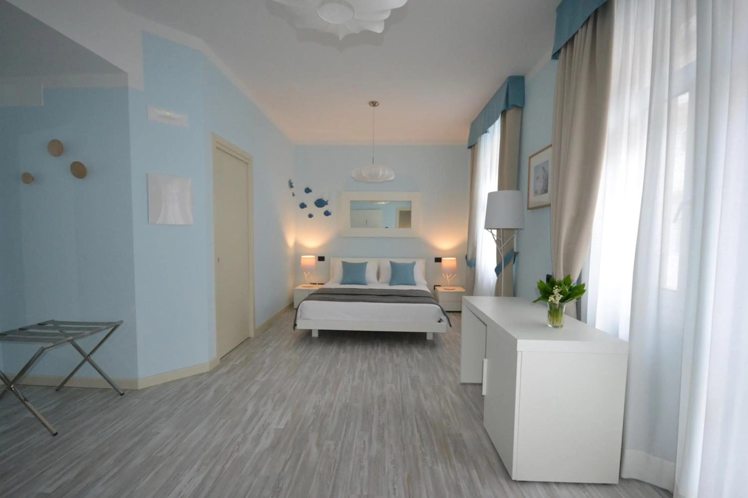 Bed in Hotel Villa Bernt