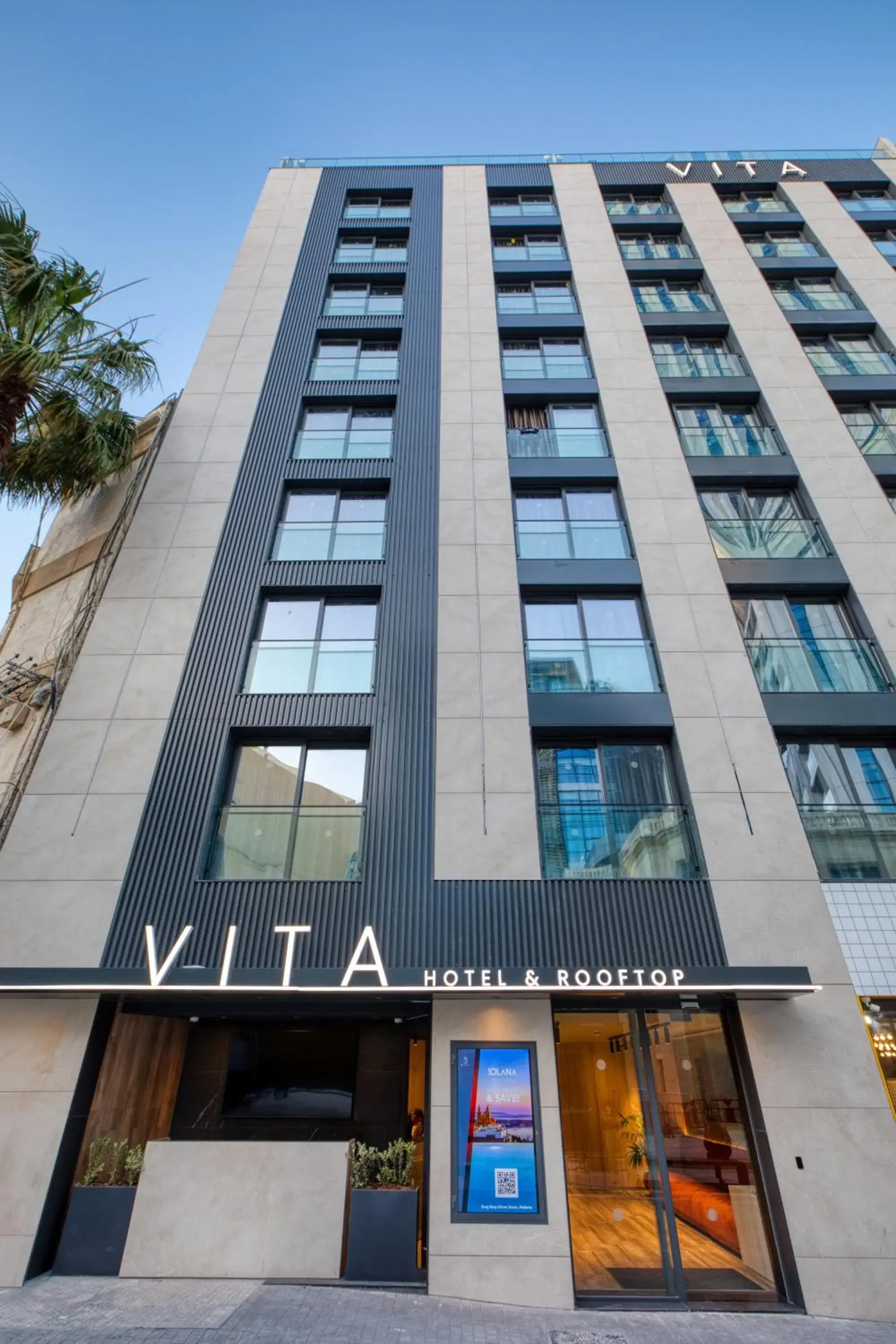 Facade/entrance in VITA Hotel & Rooftop Facade/entrance in VITA Hotel & Rooftop