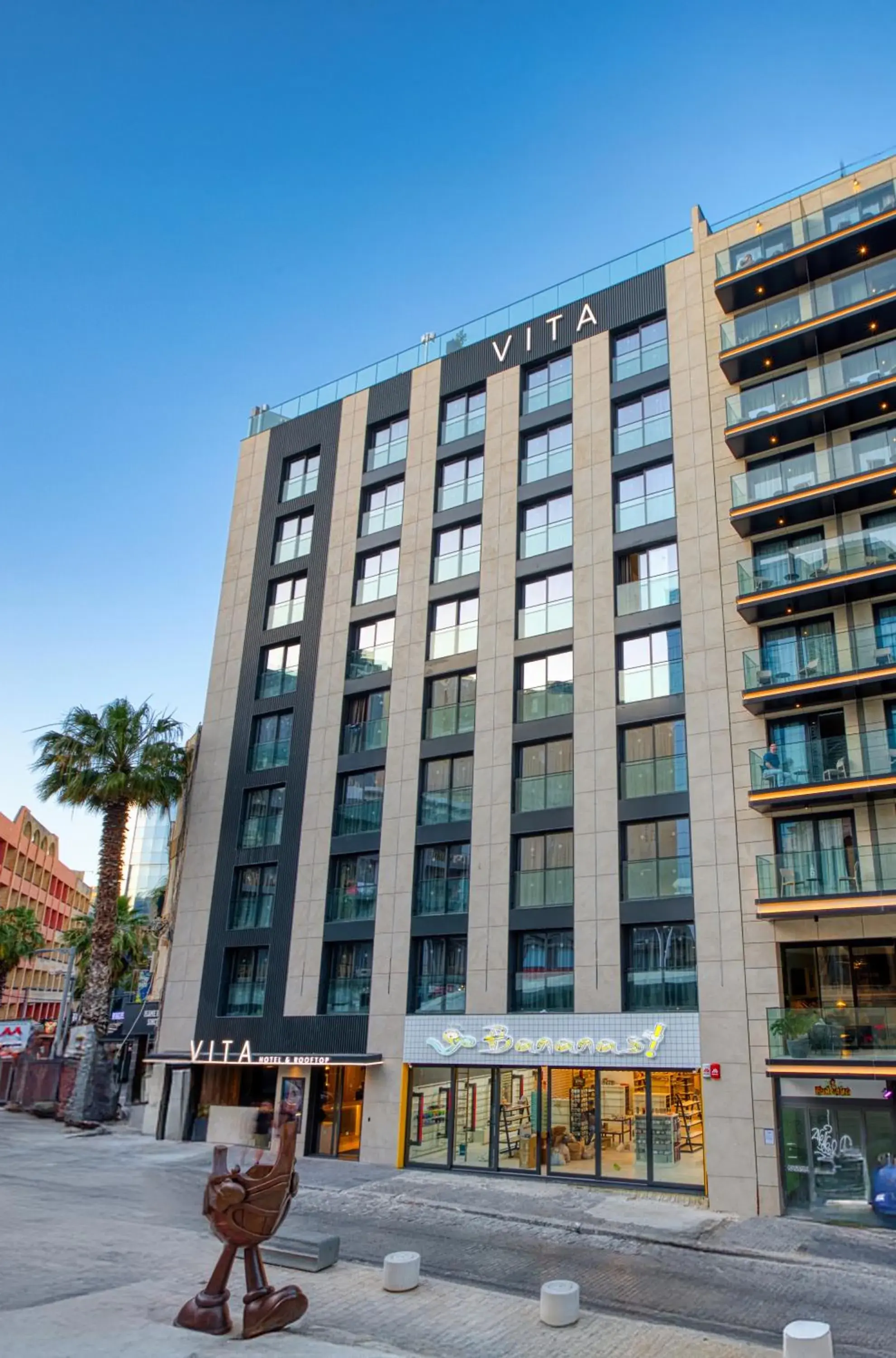 Facade/entrance in VITA Hotel & Rooftop Facade/entrance in VITA Hotel & Rooftop