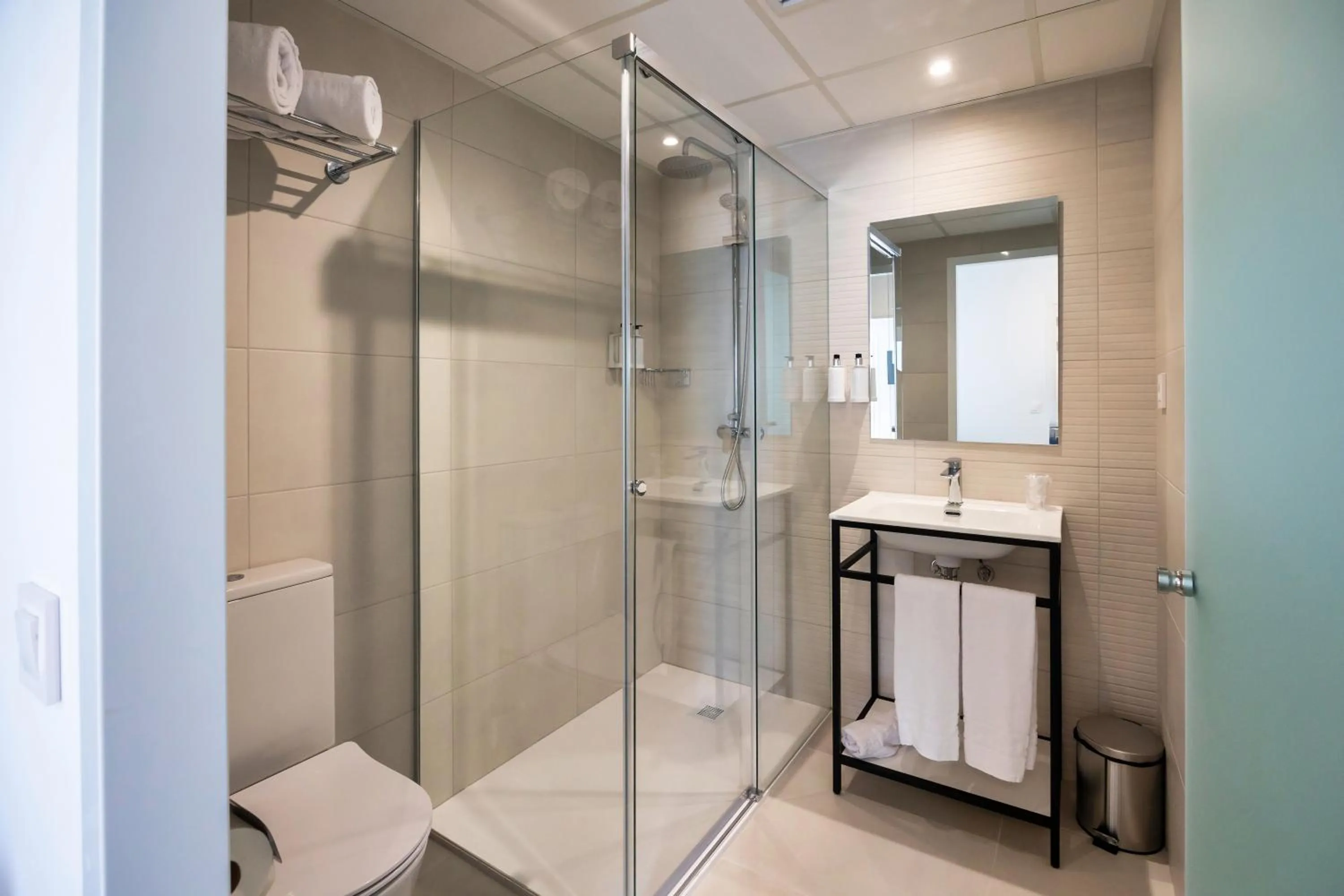 Shower in Hotel Calella by Beatriz Hoteles
