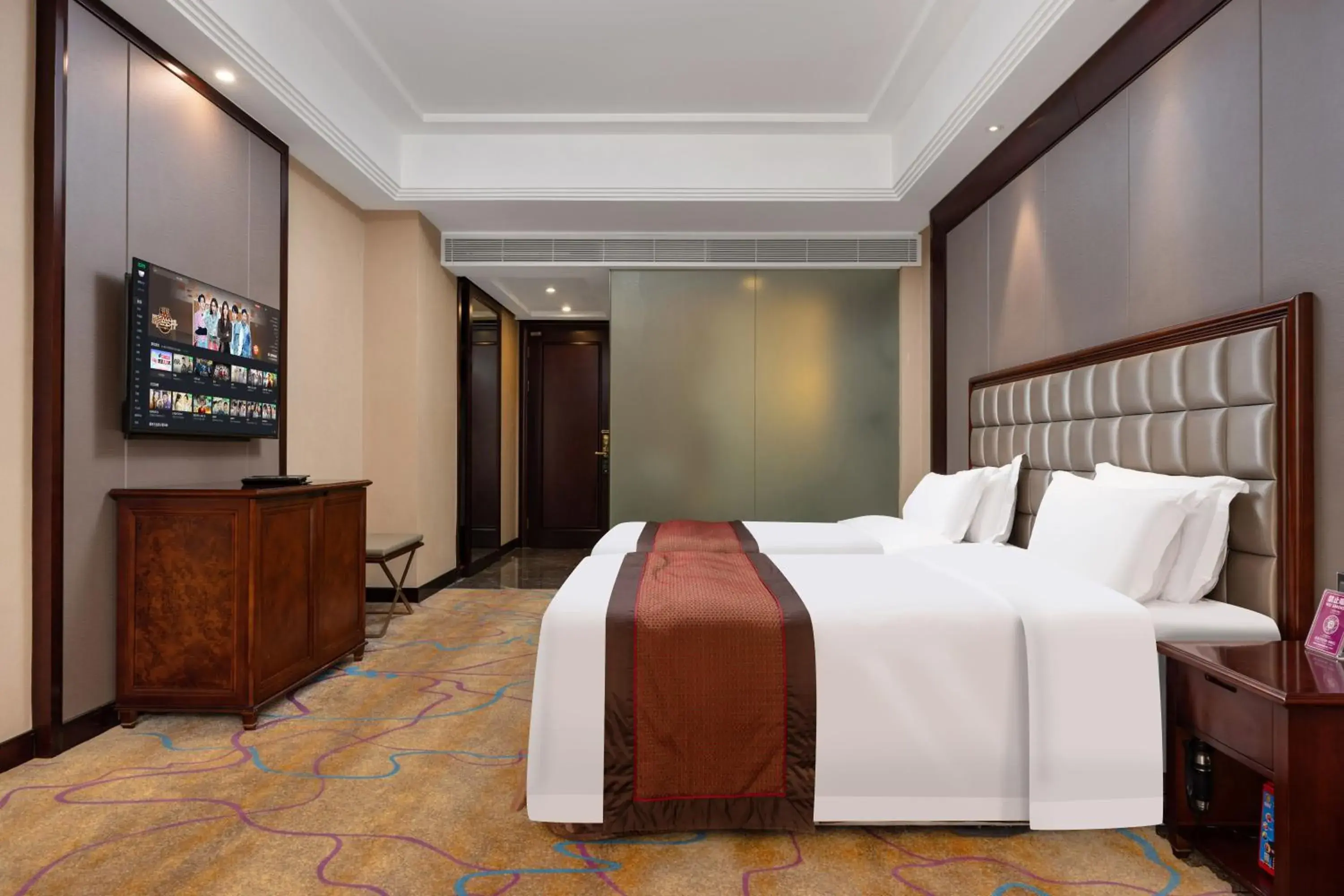 Crystal Twin Room in Shenzhen Baohengda International Hotel Crystal Twin Room in Shenzhen Baohengda International Hotel