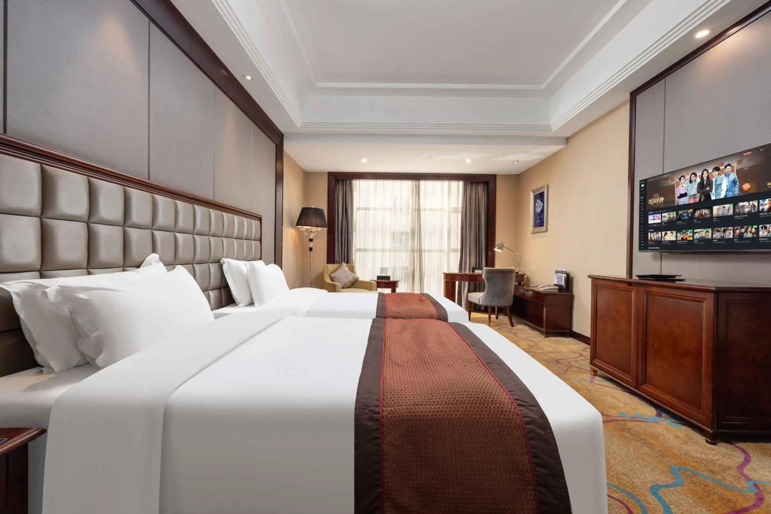 Crystal Twin Room in Shenzhen Baohengda International Hotel Crystal Twin Room in Shenzhen Baohengda International Hotel