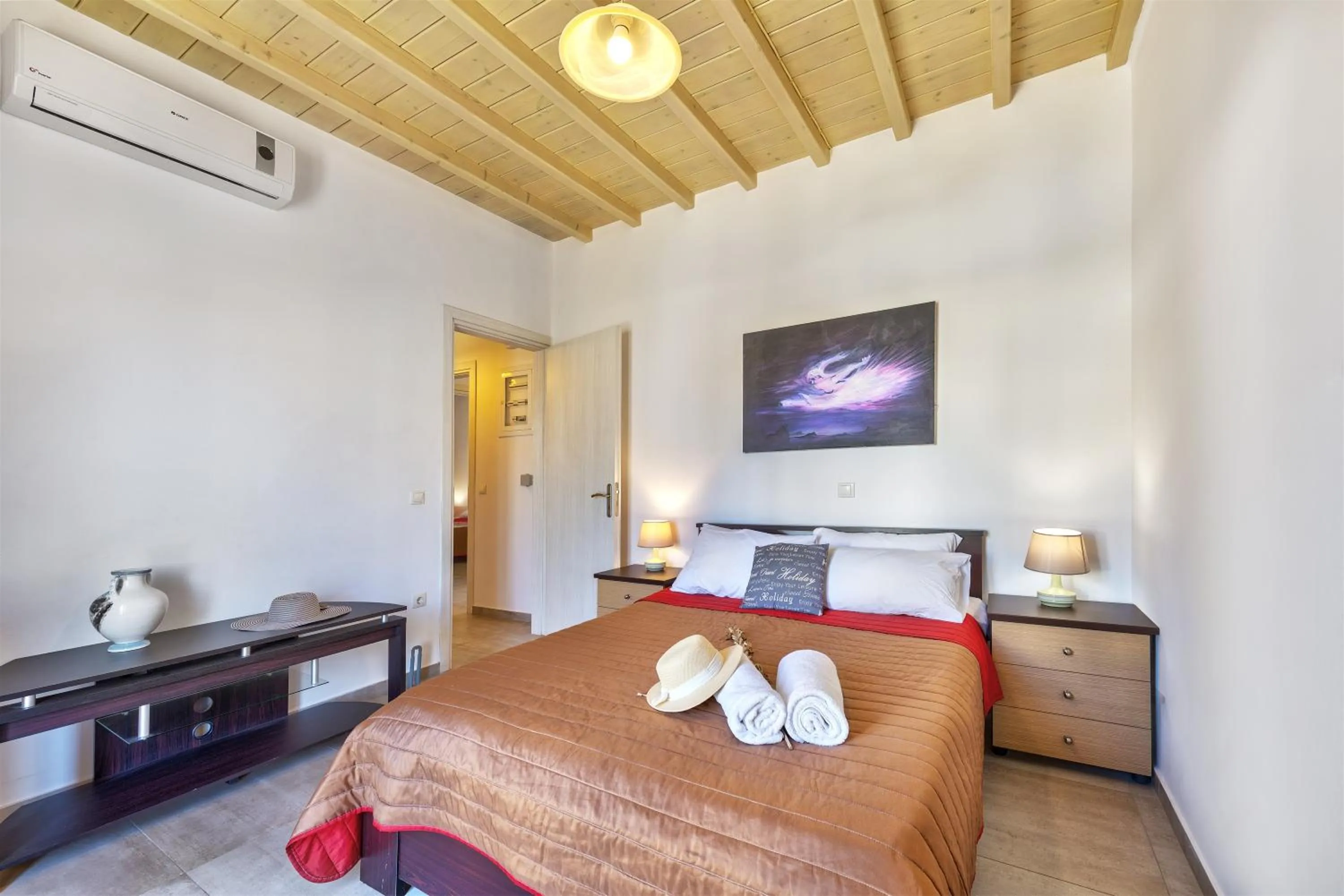 Bedroom, Bed in Jewel Apartments Mykonos