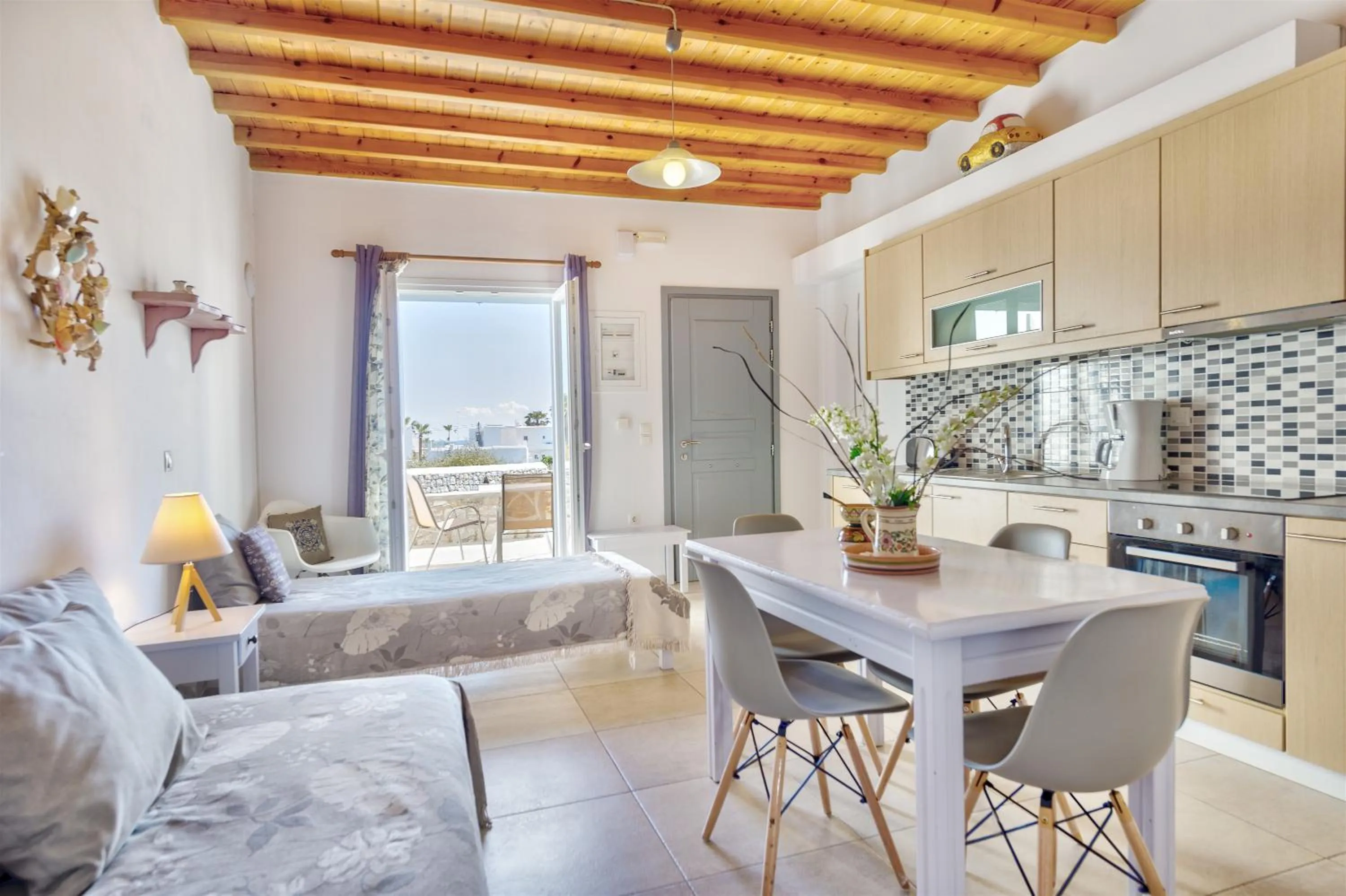 Kitchen or kitchenette in Jewel Apartments Mykonos