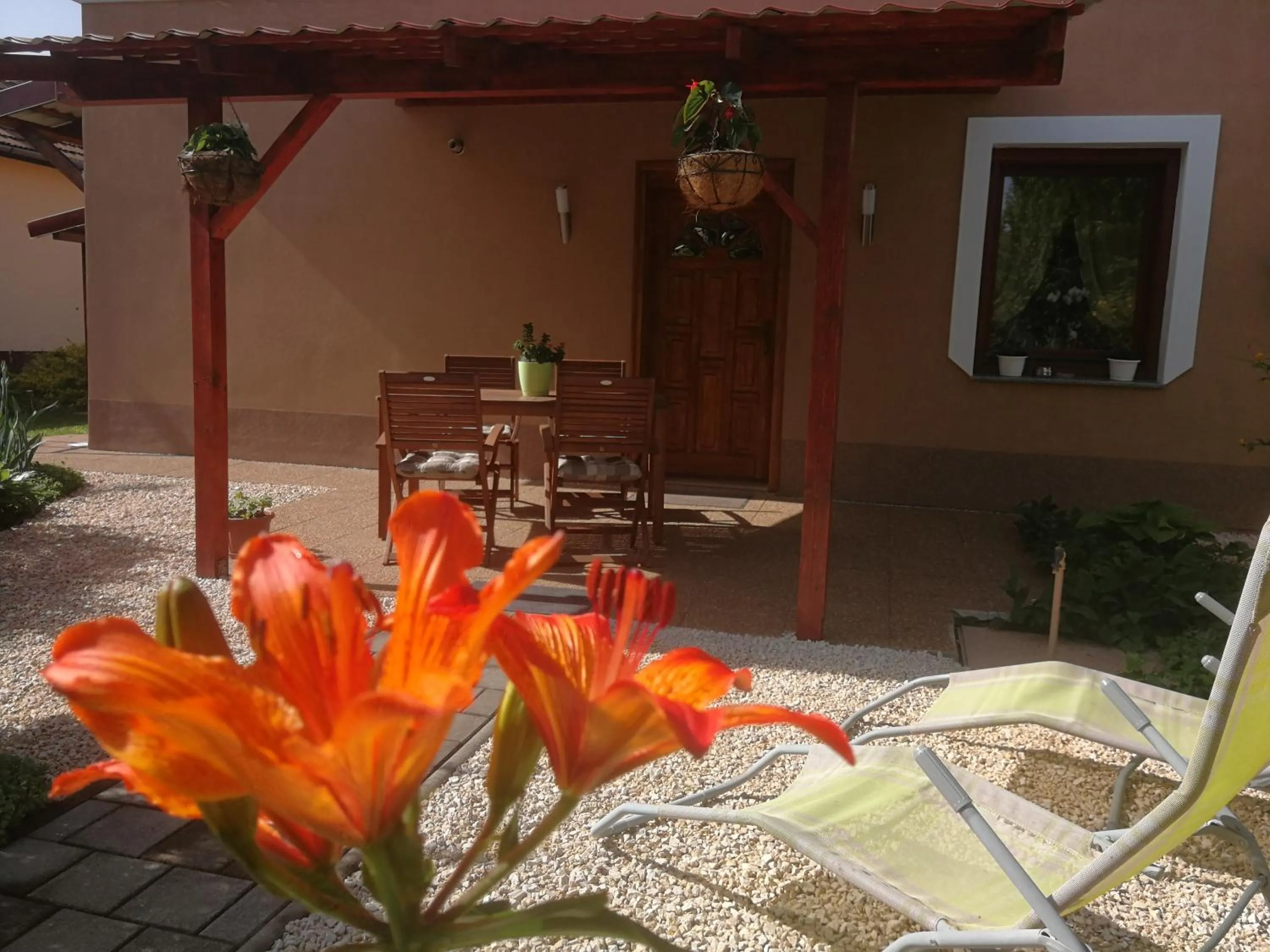 Balcony/Terrace in Ágnes Vendégház