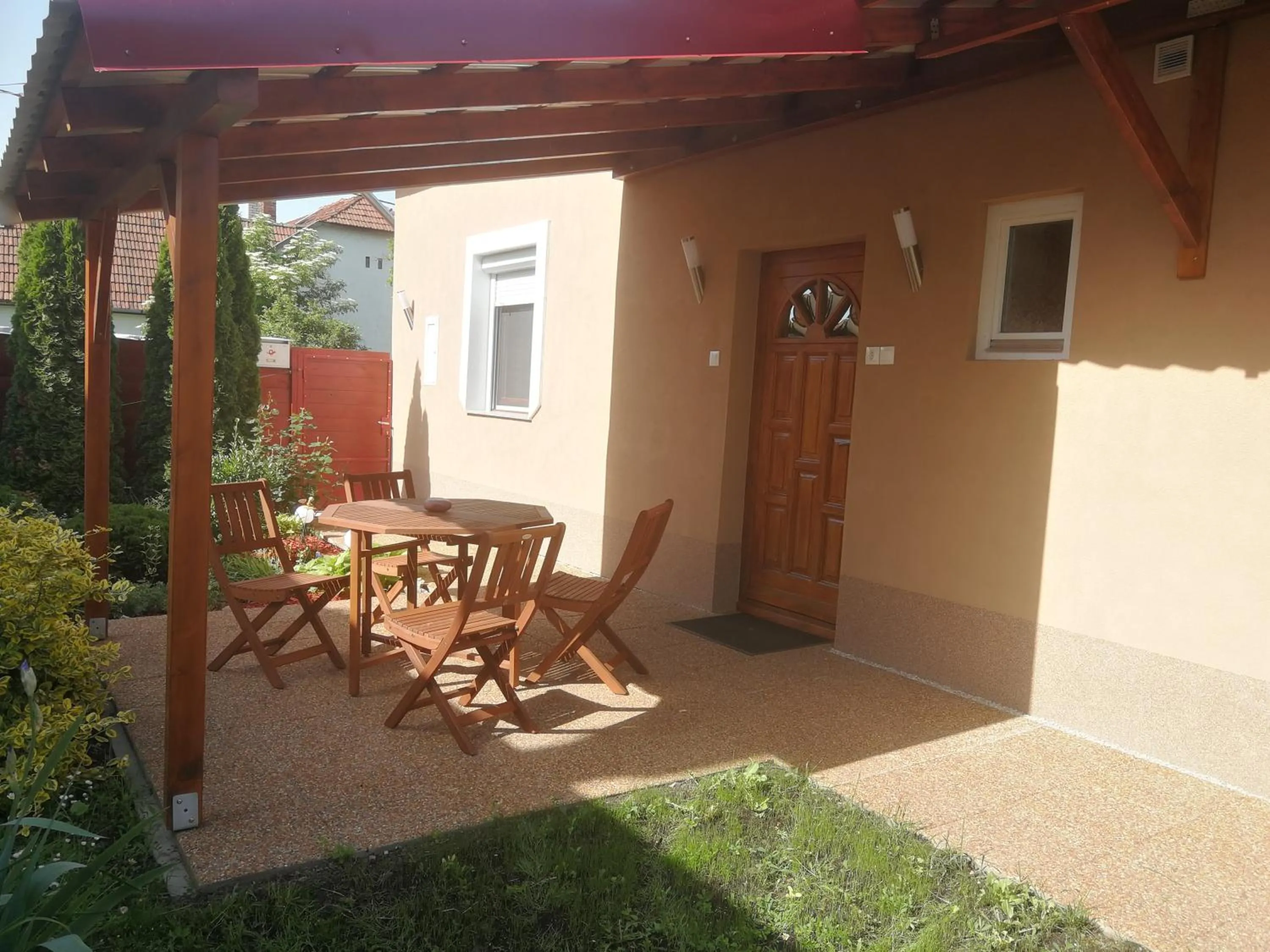 Balcony/Terrace in Ágnes Vendégház