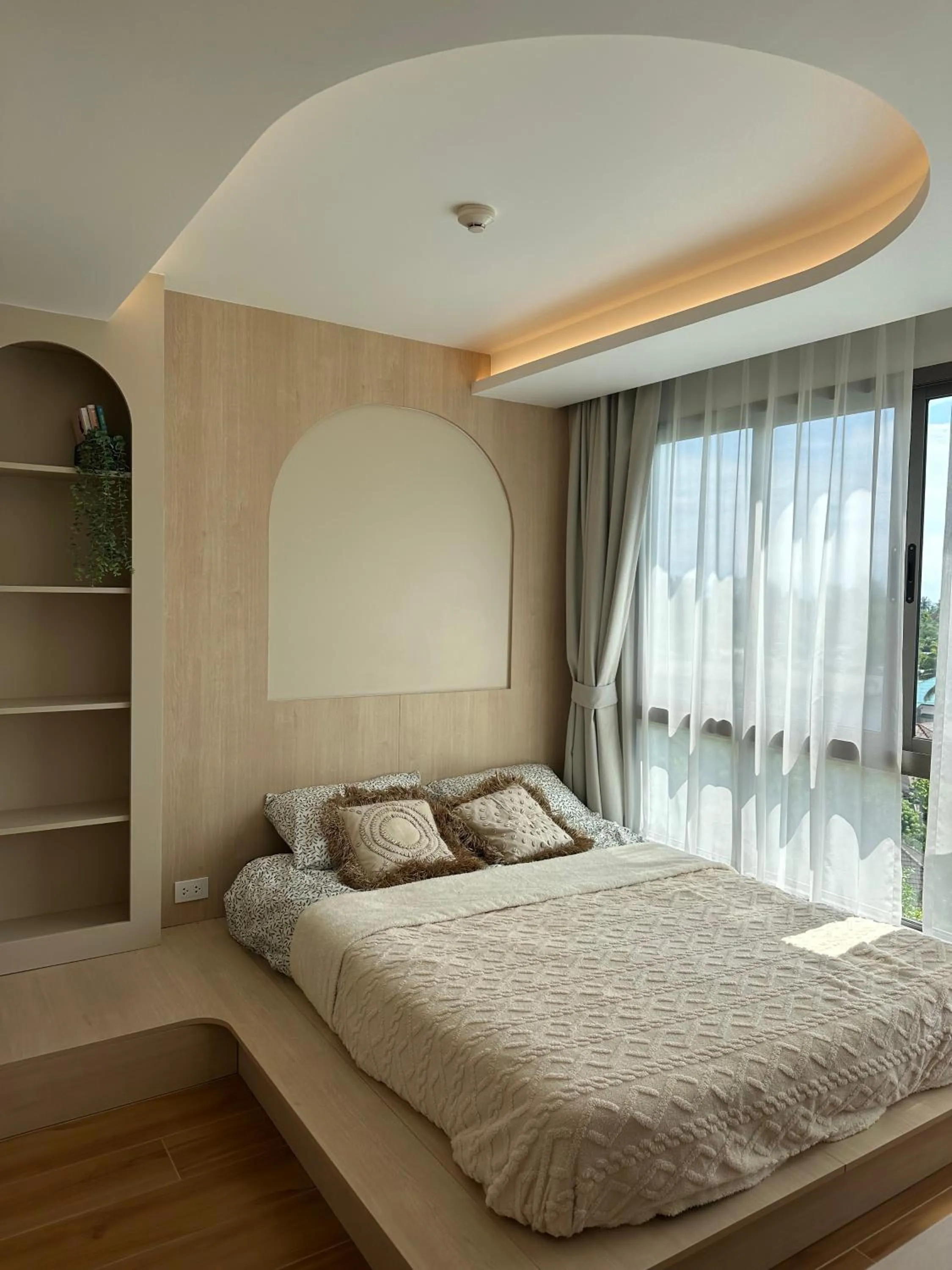 Bed in Fantasea Condo Kamala