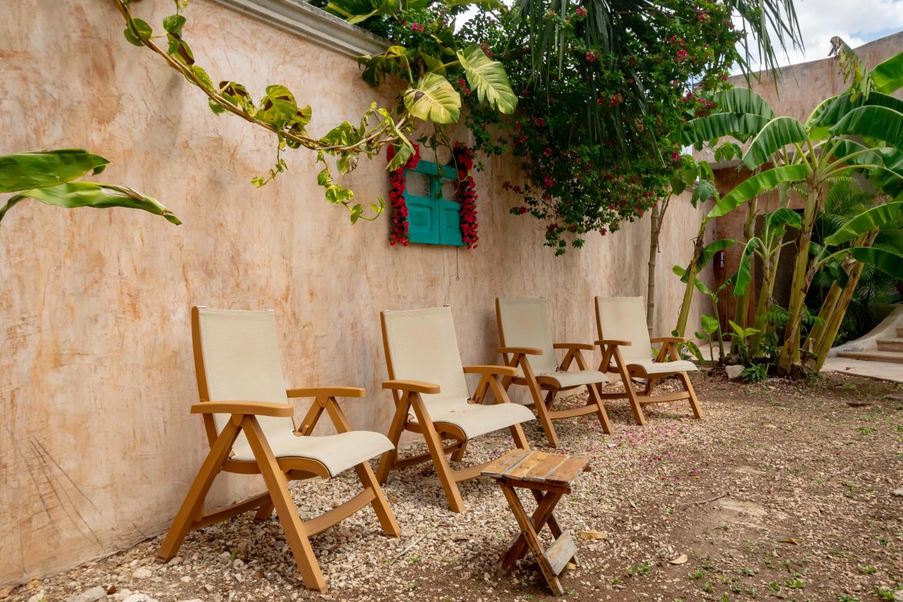 Patio in Hotel Boutique Kiin Wayeb