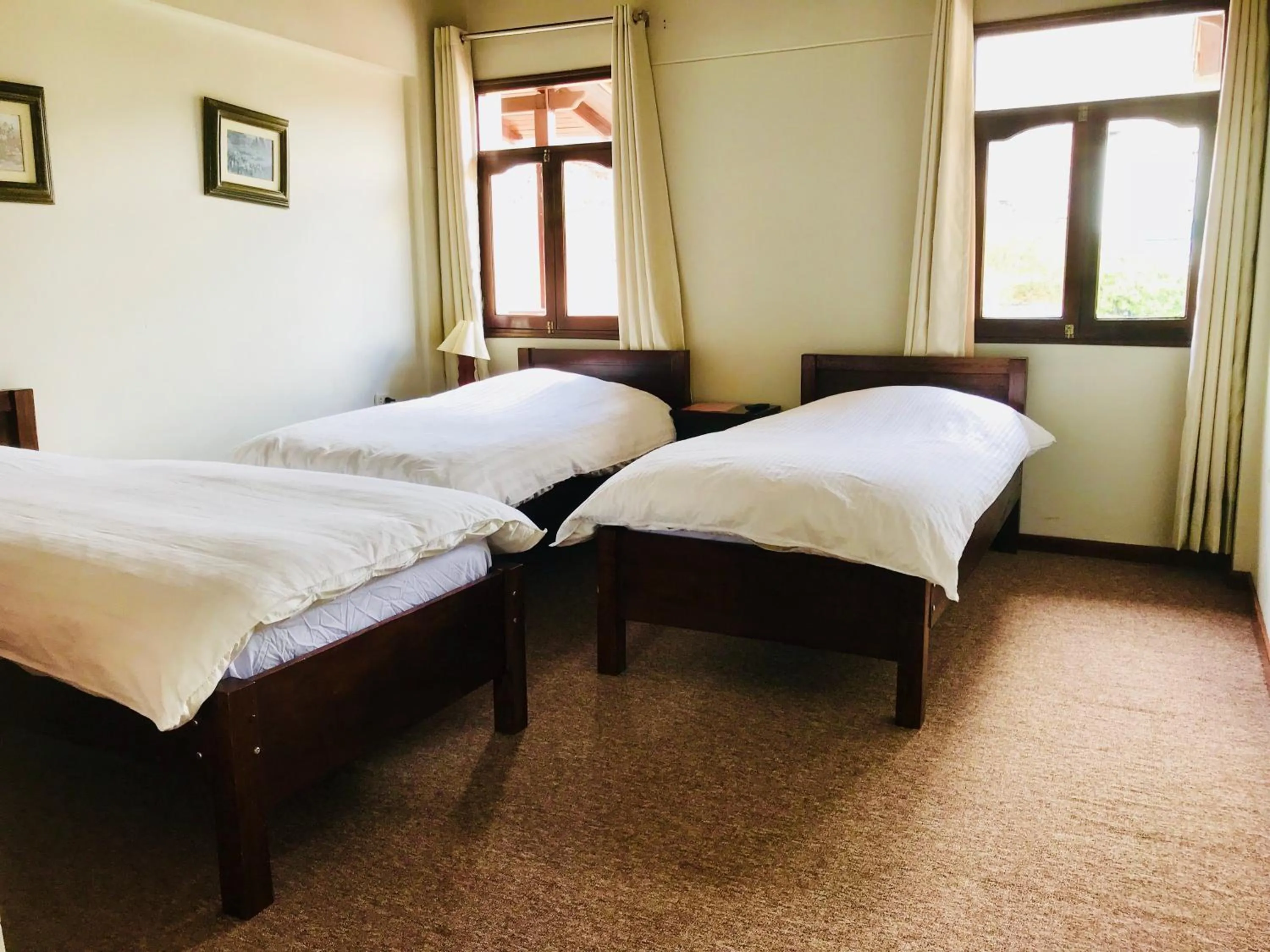 Bed in Hotel Santa Cruz