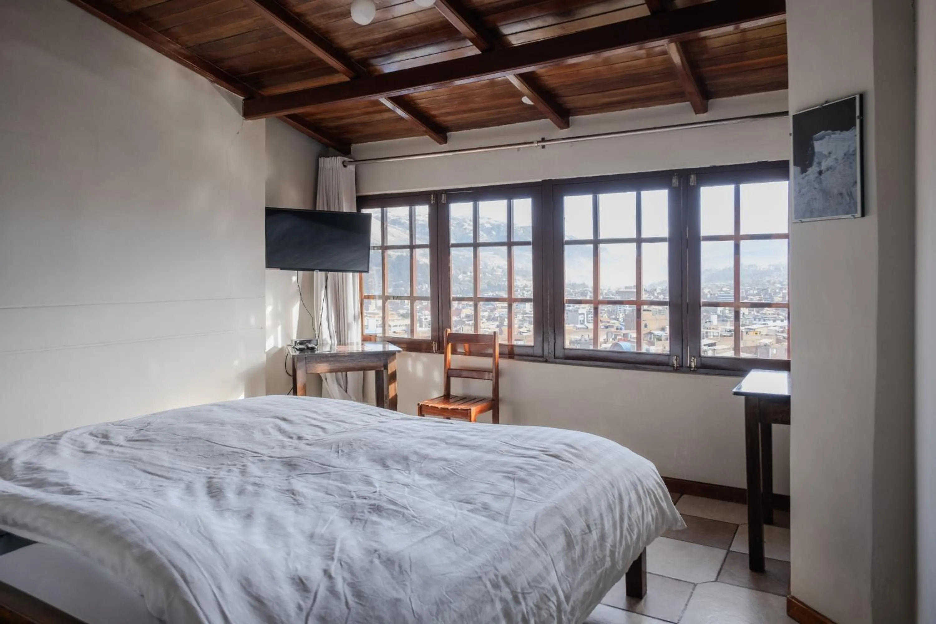 Bed in Hotel Santa Cruz