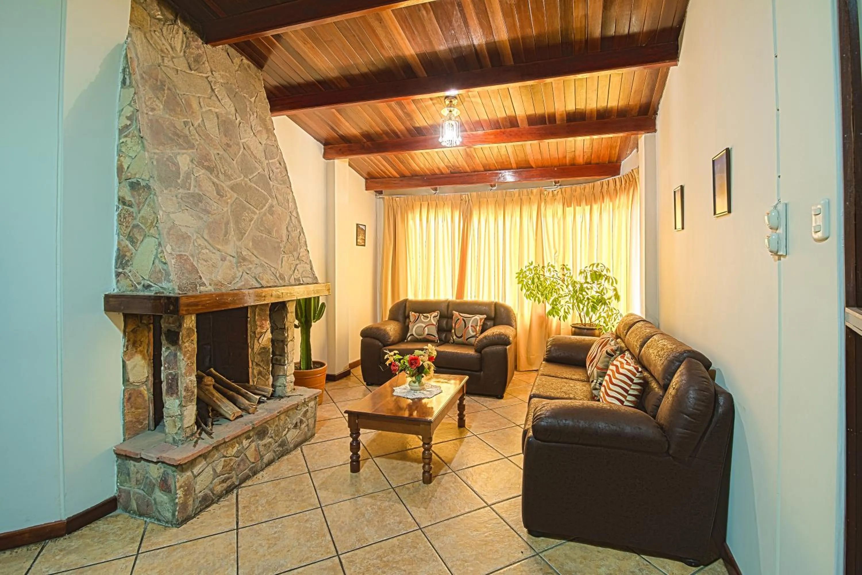 Living room in Hotel Santa Cruz