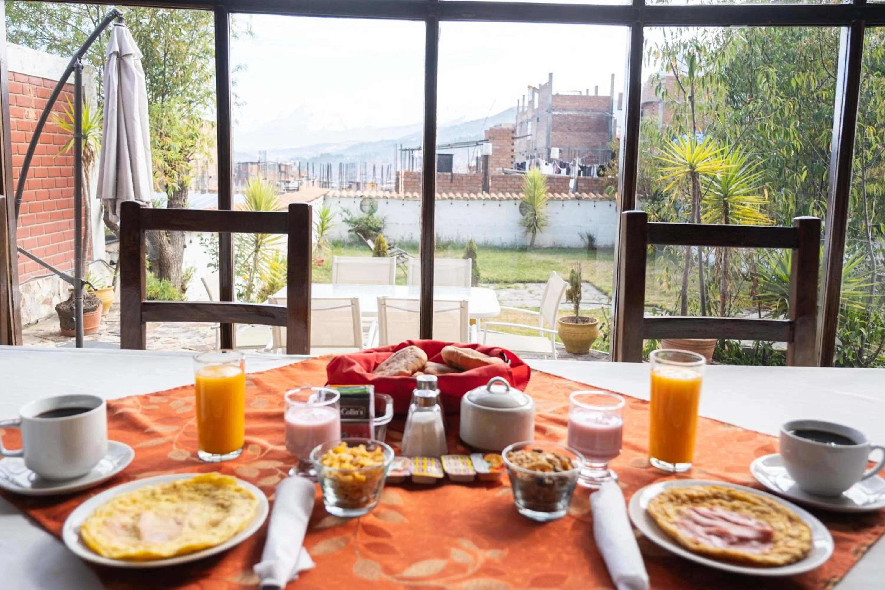 Buffet breakfast in Hotel Santa Cruz