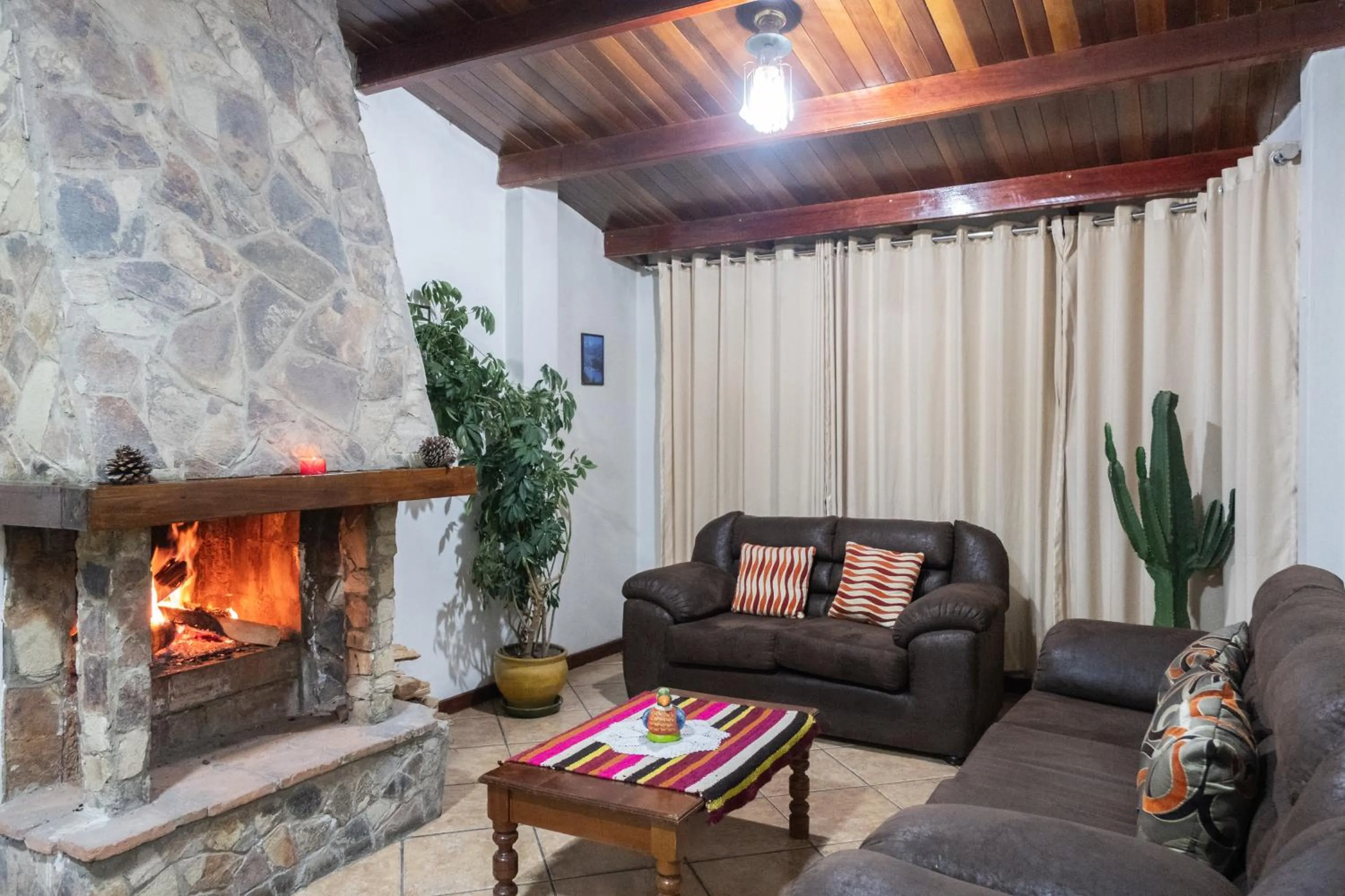 Living room in Hotel Santa Cruz