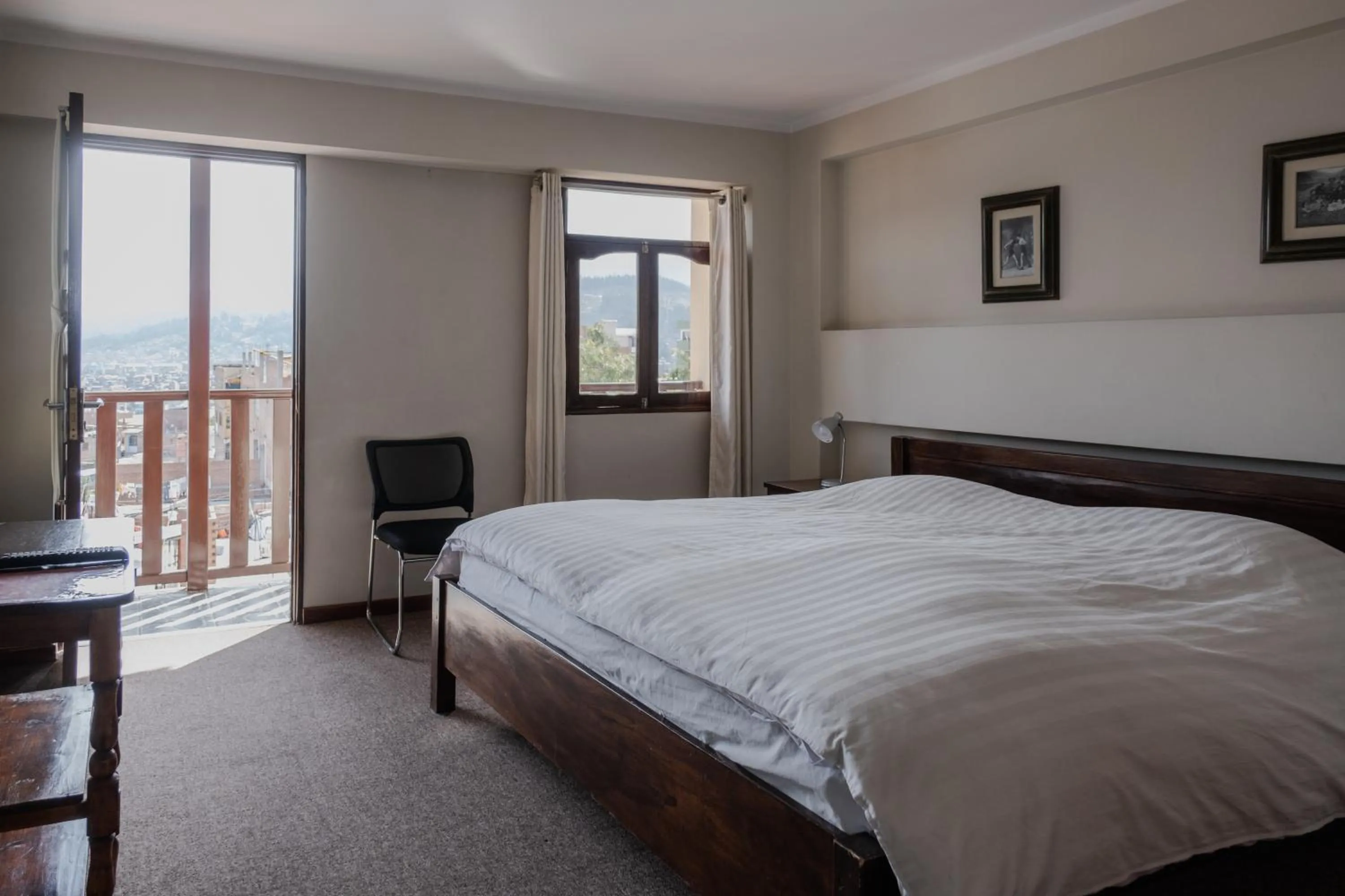 Bed in Hotel Santa Cruz