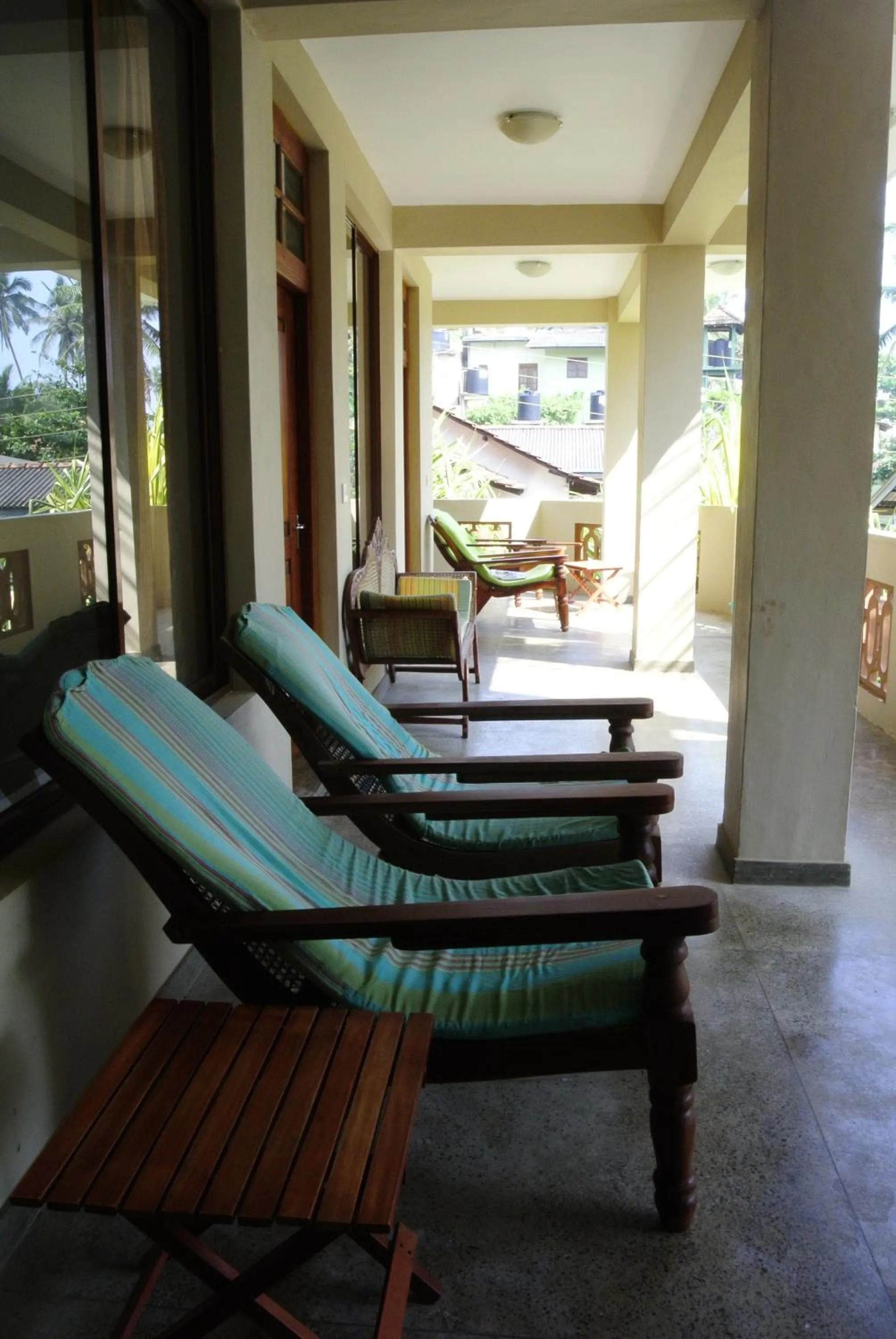 Seating area in Surf Lanka Hotel
