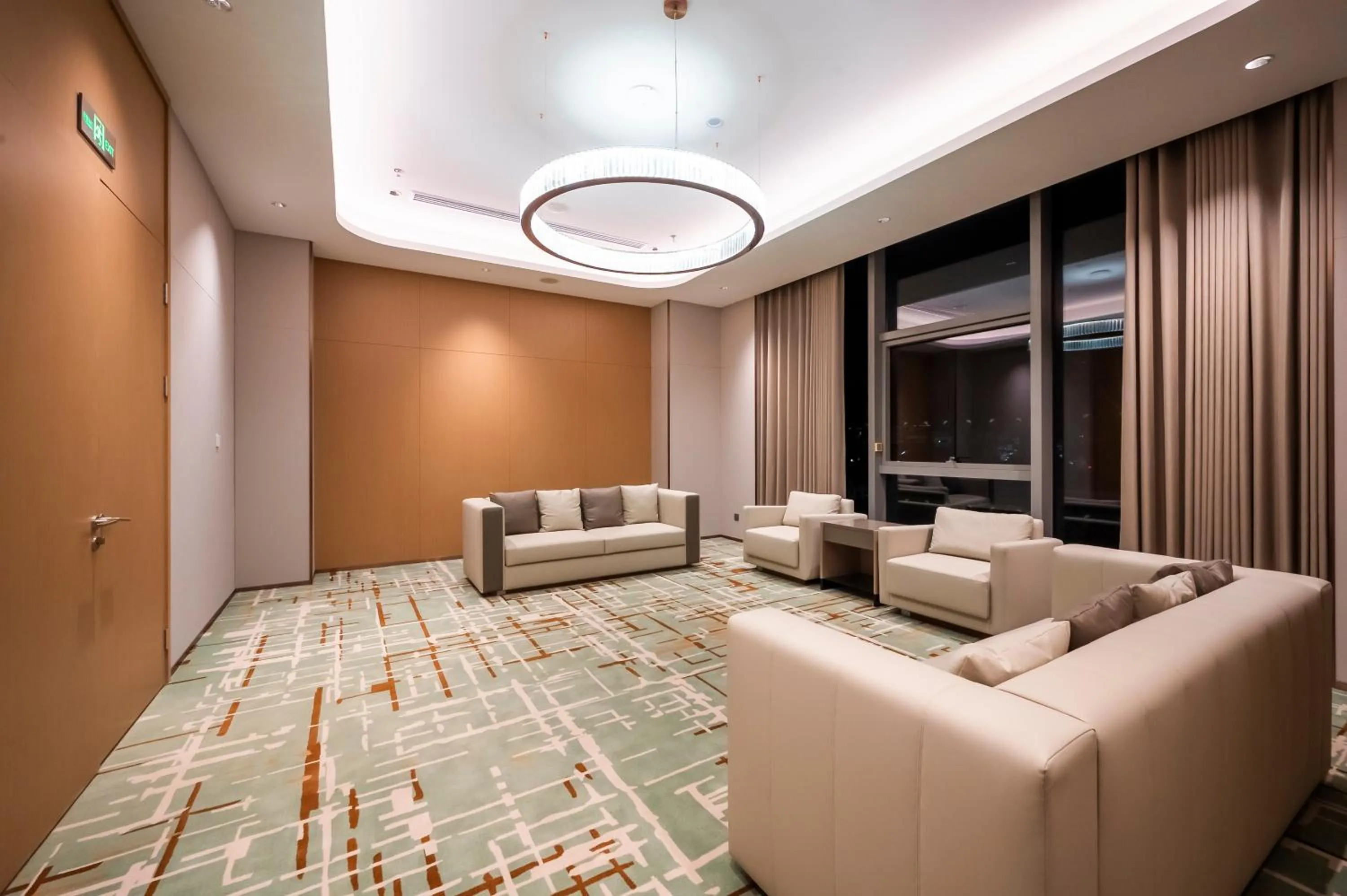 Seating area in Element Suzhou Science and Technology Town