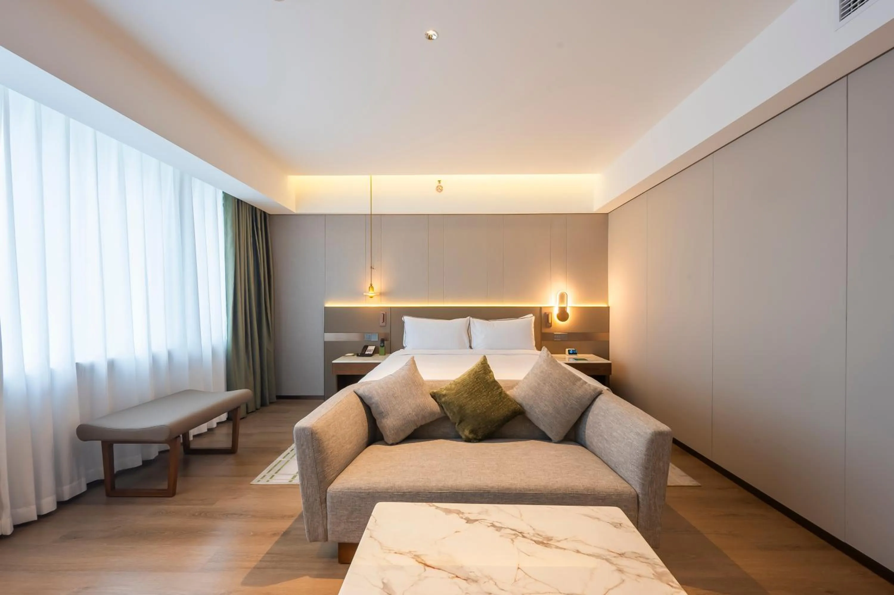 Bedroom, Bed in Element Suzhou Science and Technology Town