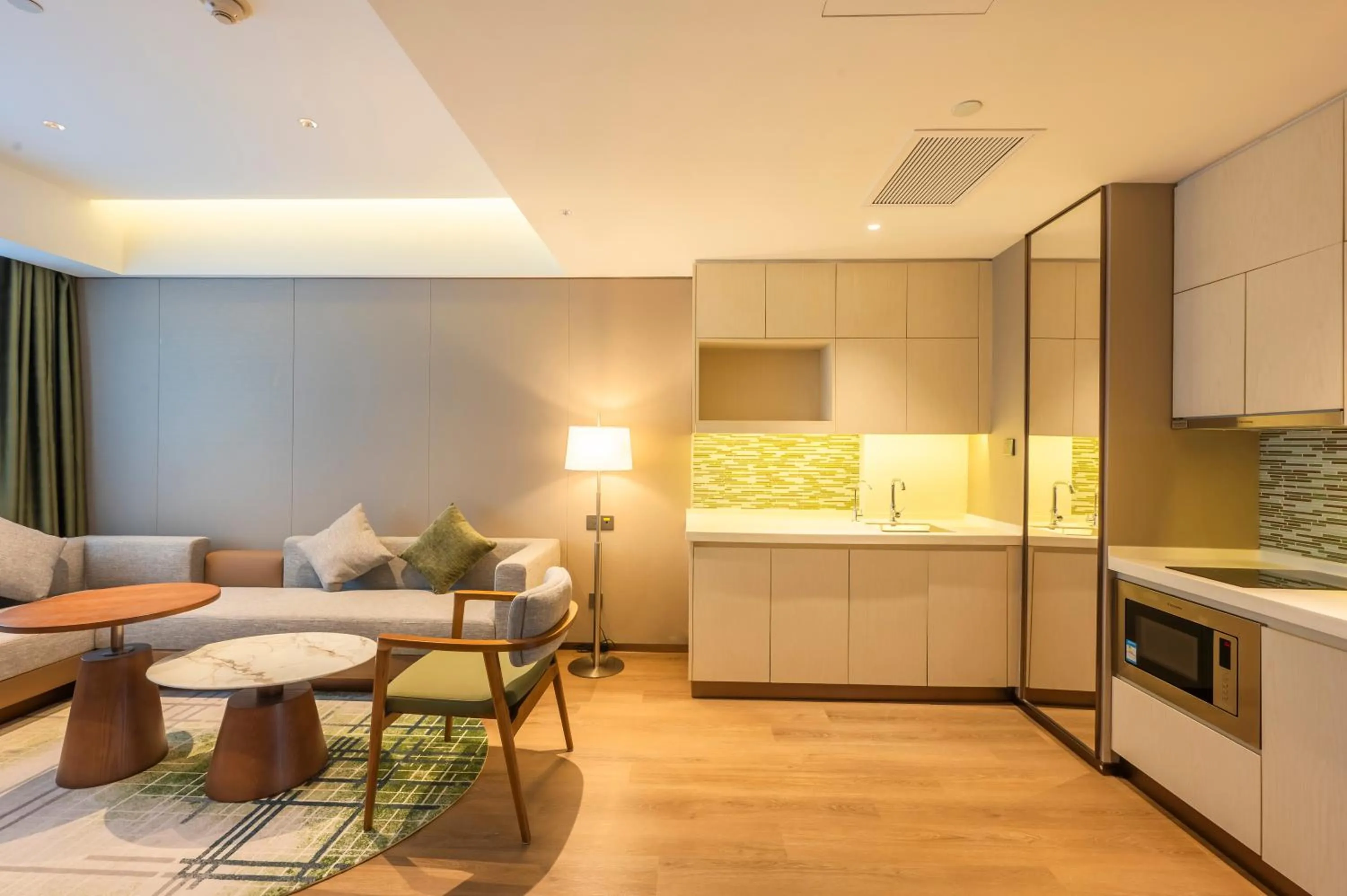 Living room in Element Suzhou Science and Technology Town