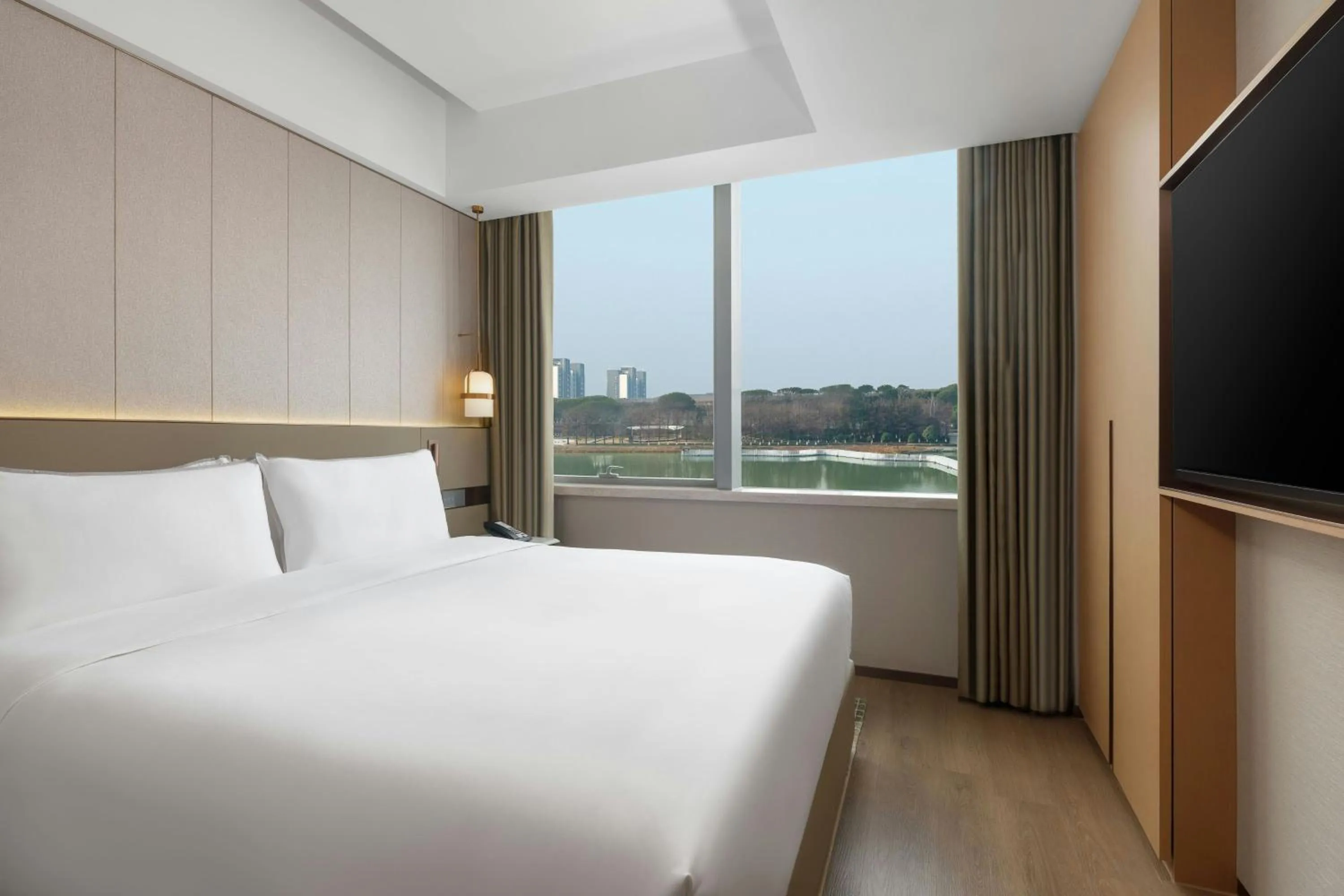 Bedroom, Bed in Element Suzhou Science and Technology Town