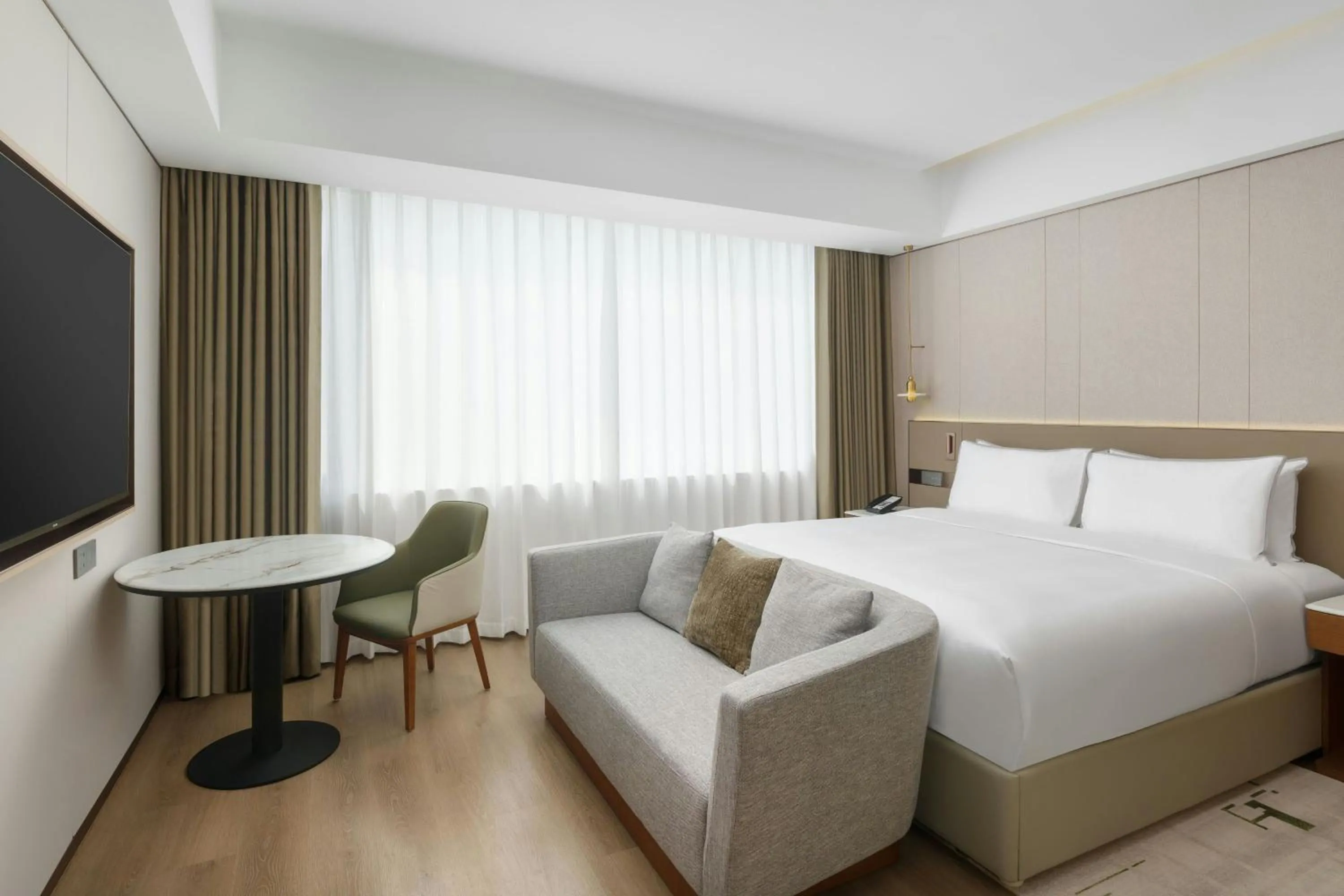 Photo of the whole room, Bed in Element Suzhou Science and Technology Town