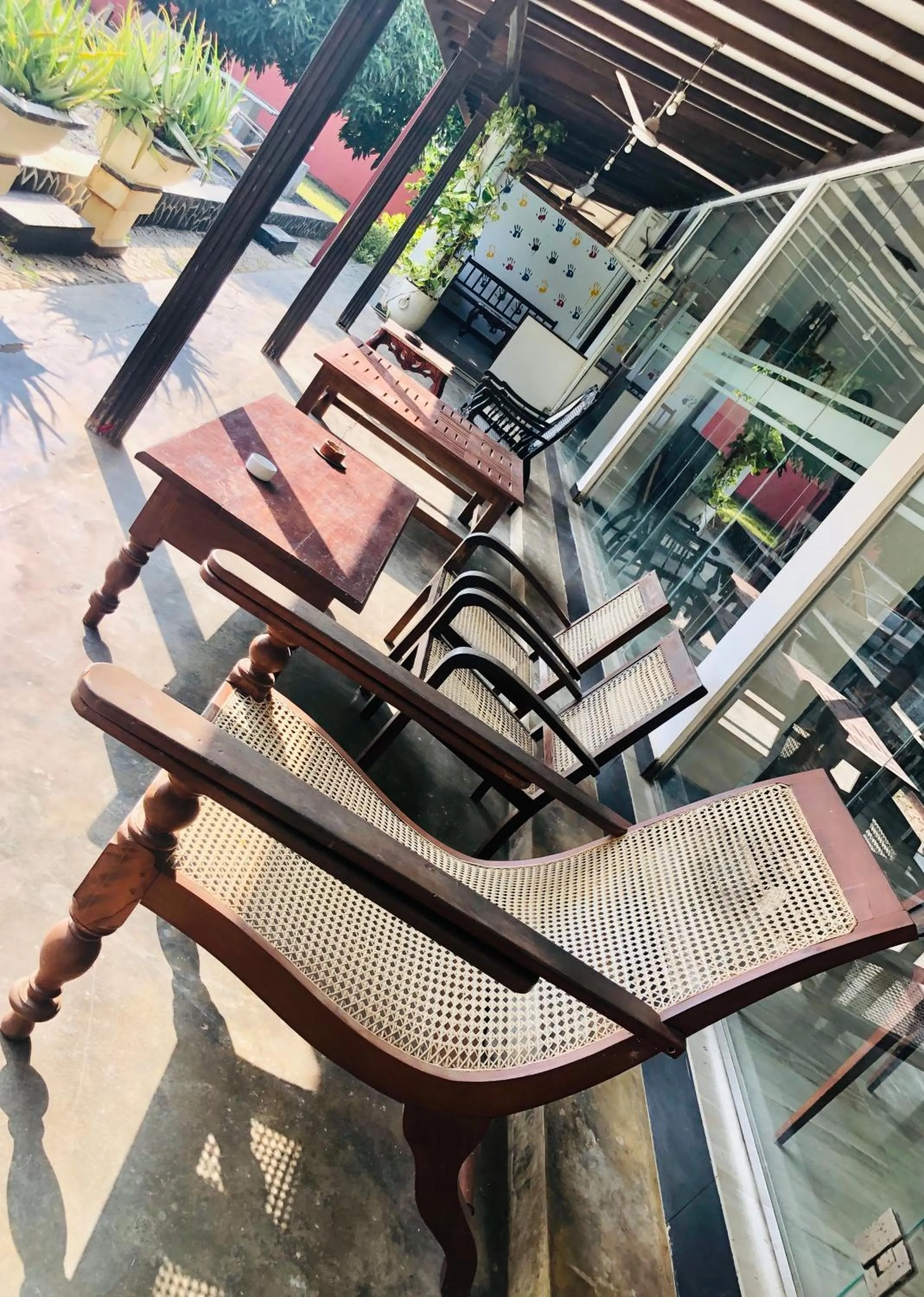 Seating area in Saman Resort Yala