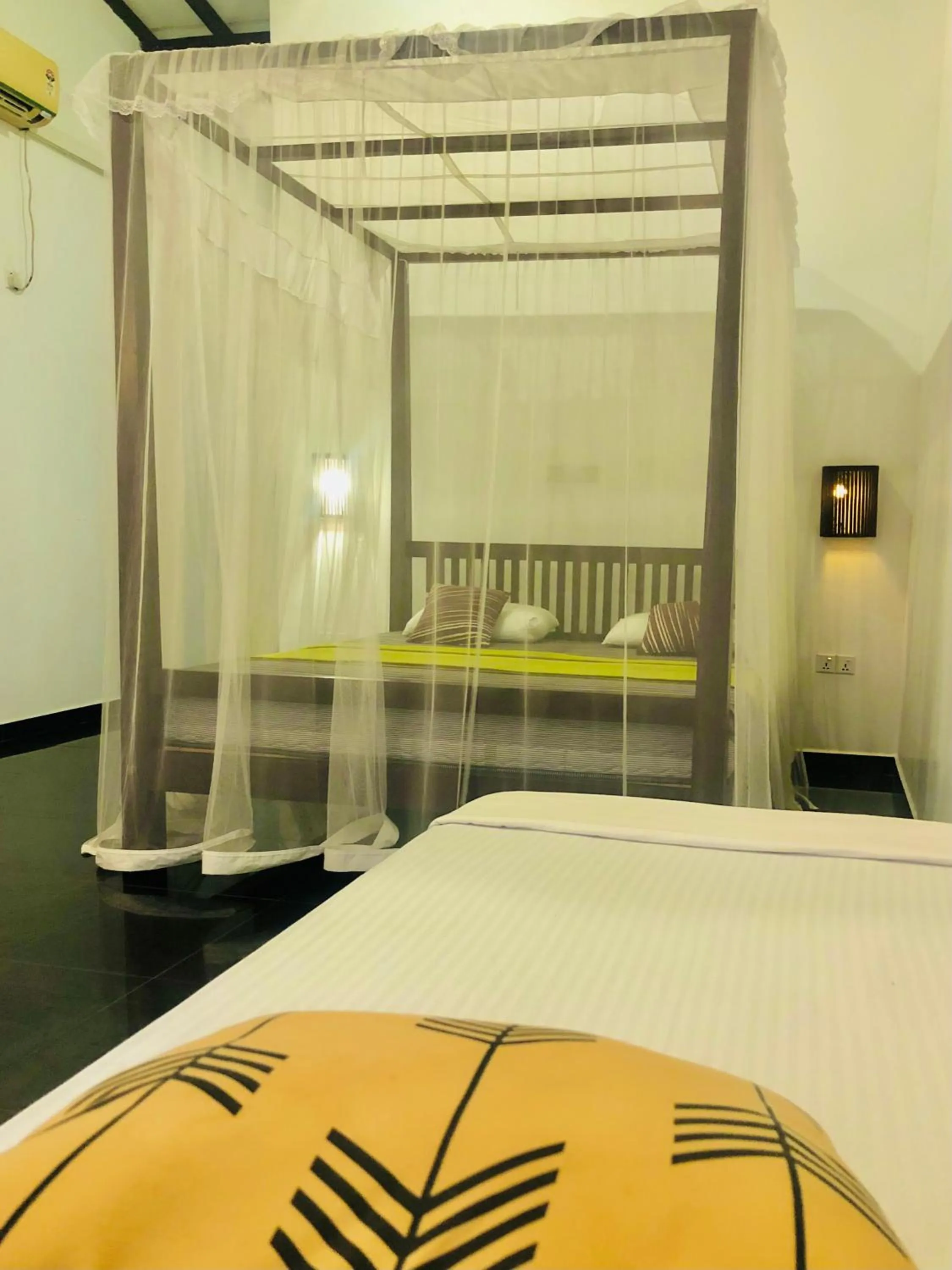 Bed in Saman Resort Yala