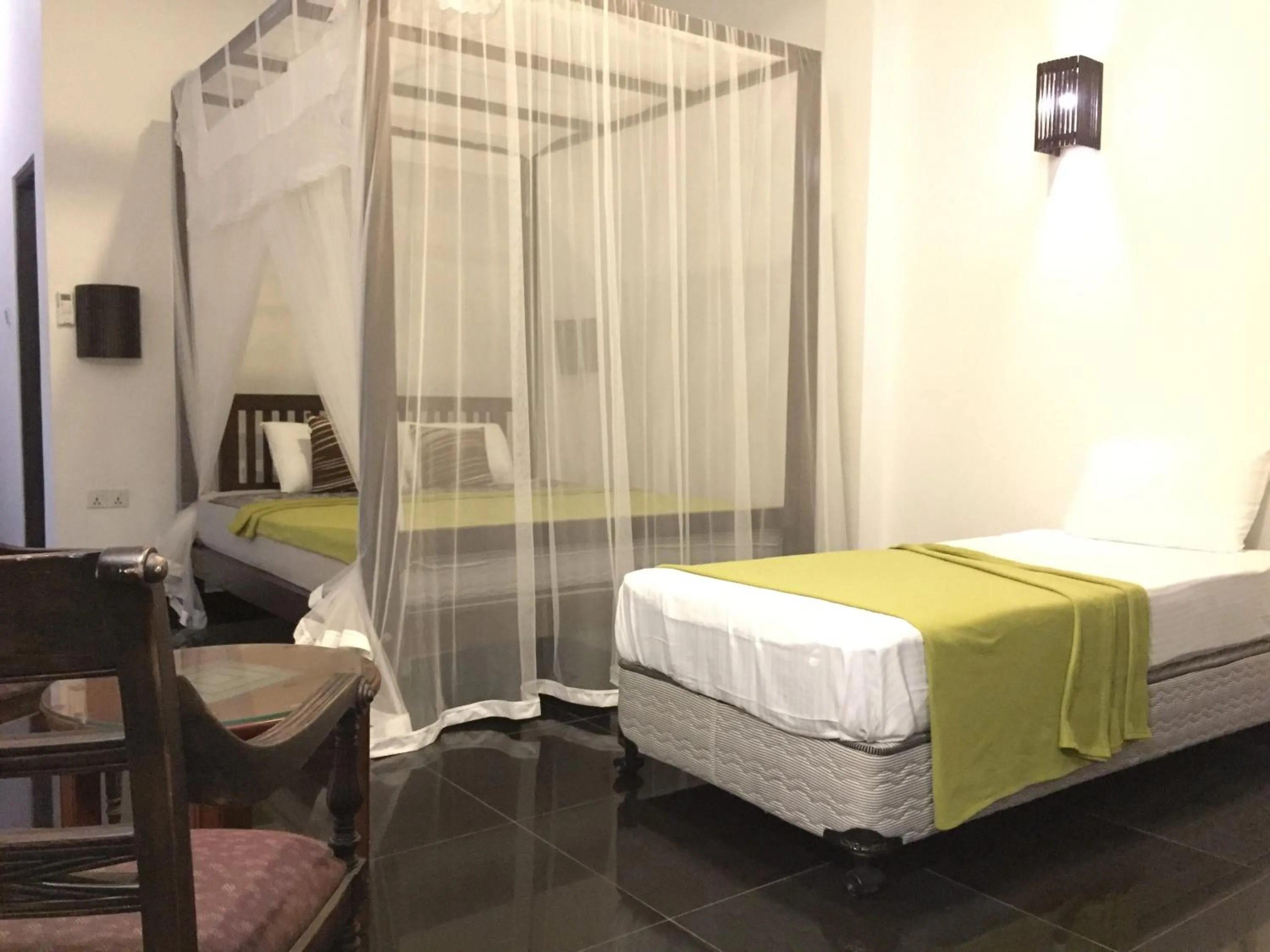 Bed in Saman Resort Yala