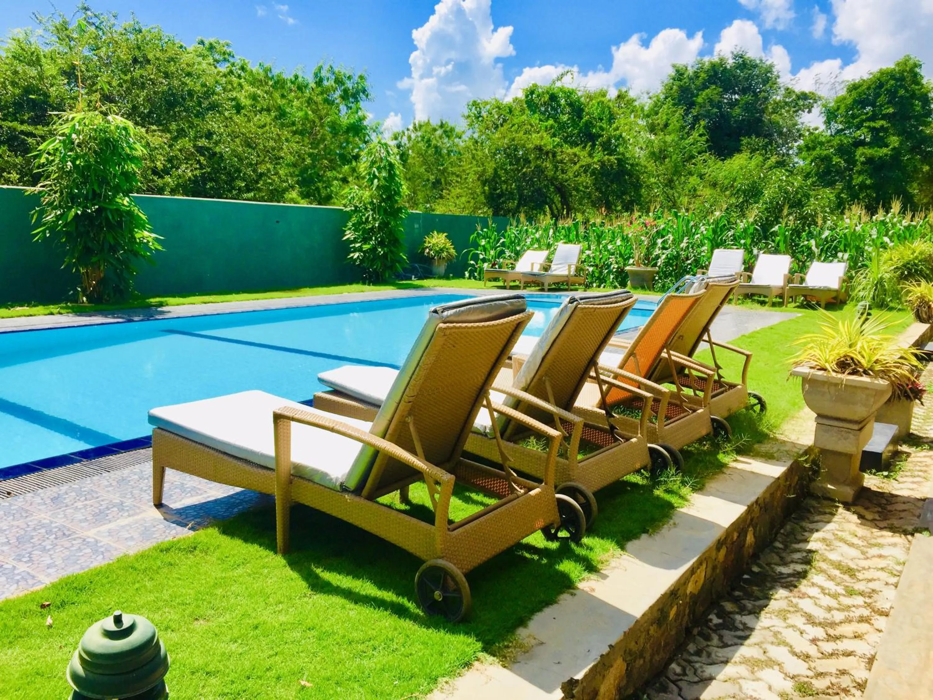 Swimming pool in Saman Resort Yala