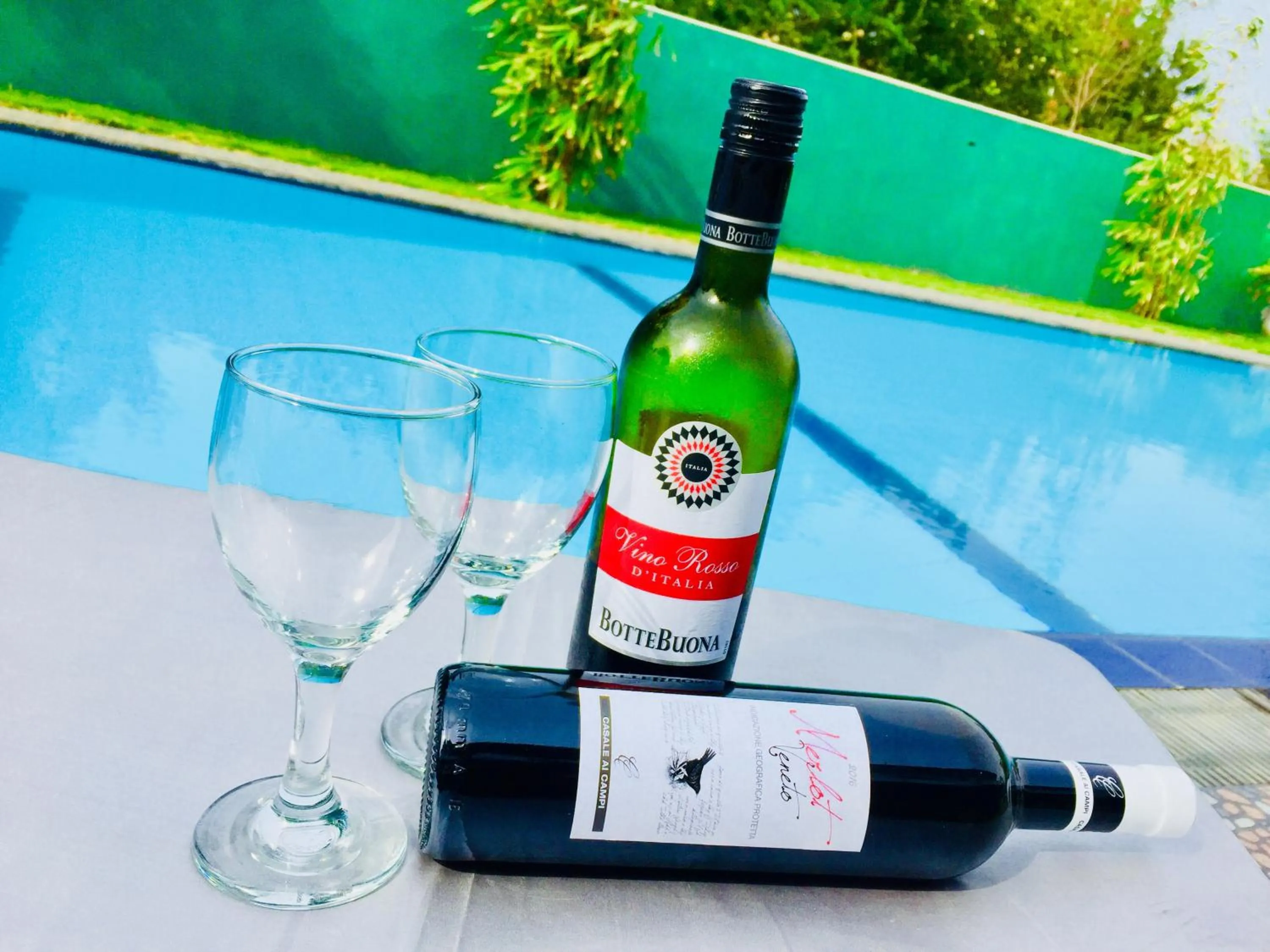 Pool view in Saman Resort Yala