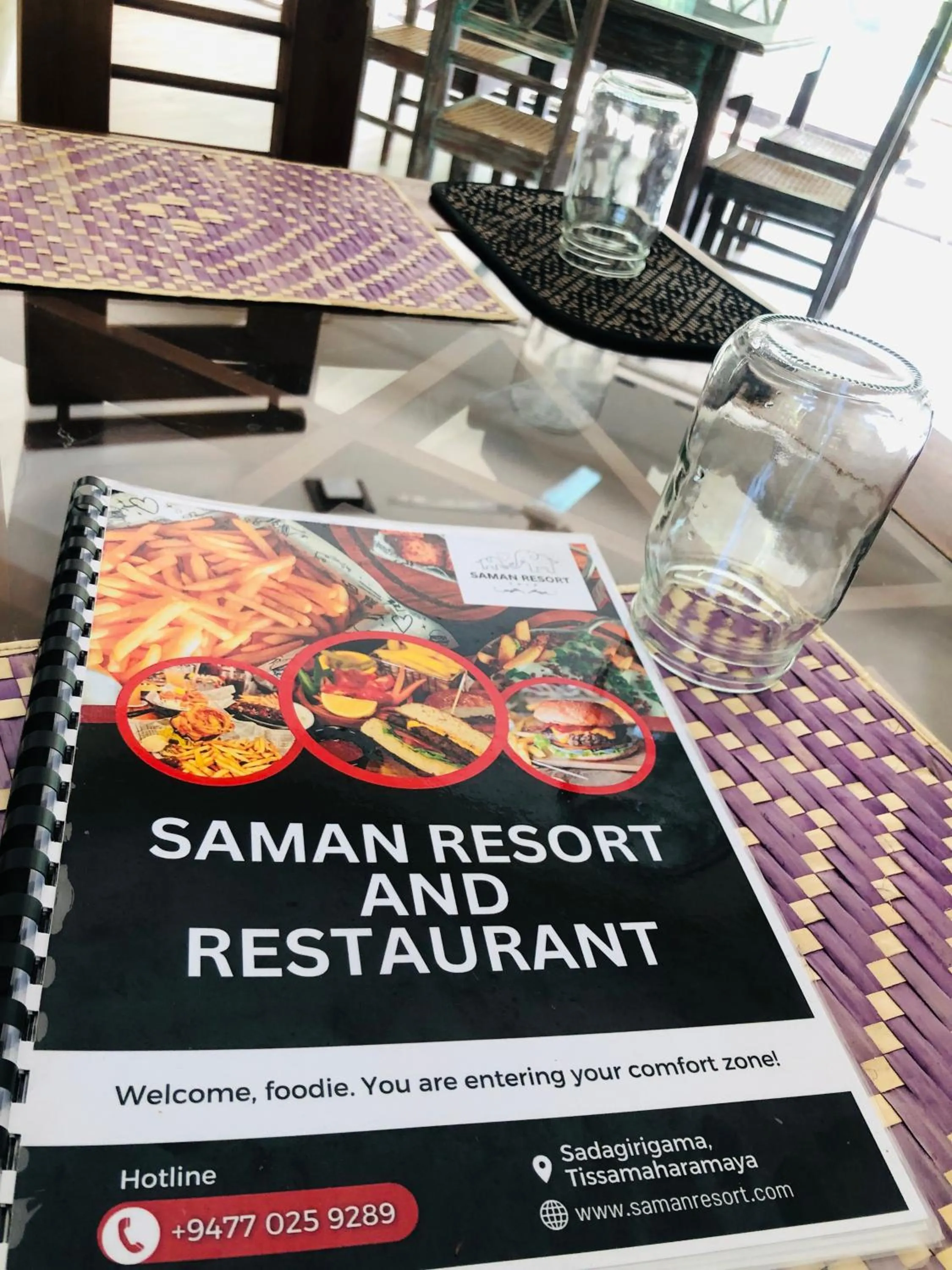 Restaurant/places to eat in Saman Resort Yala