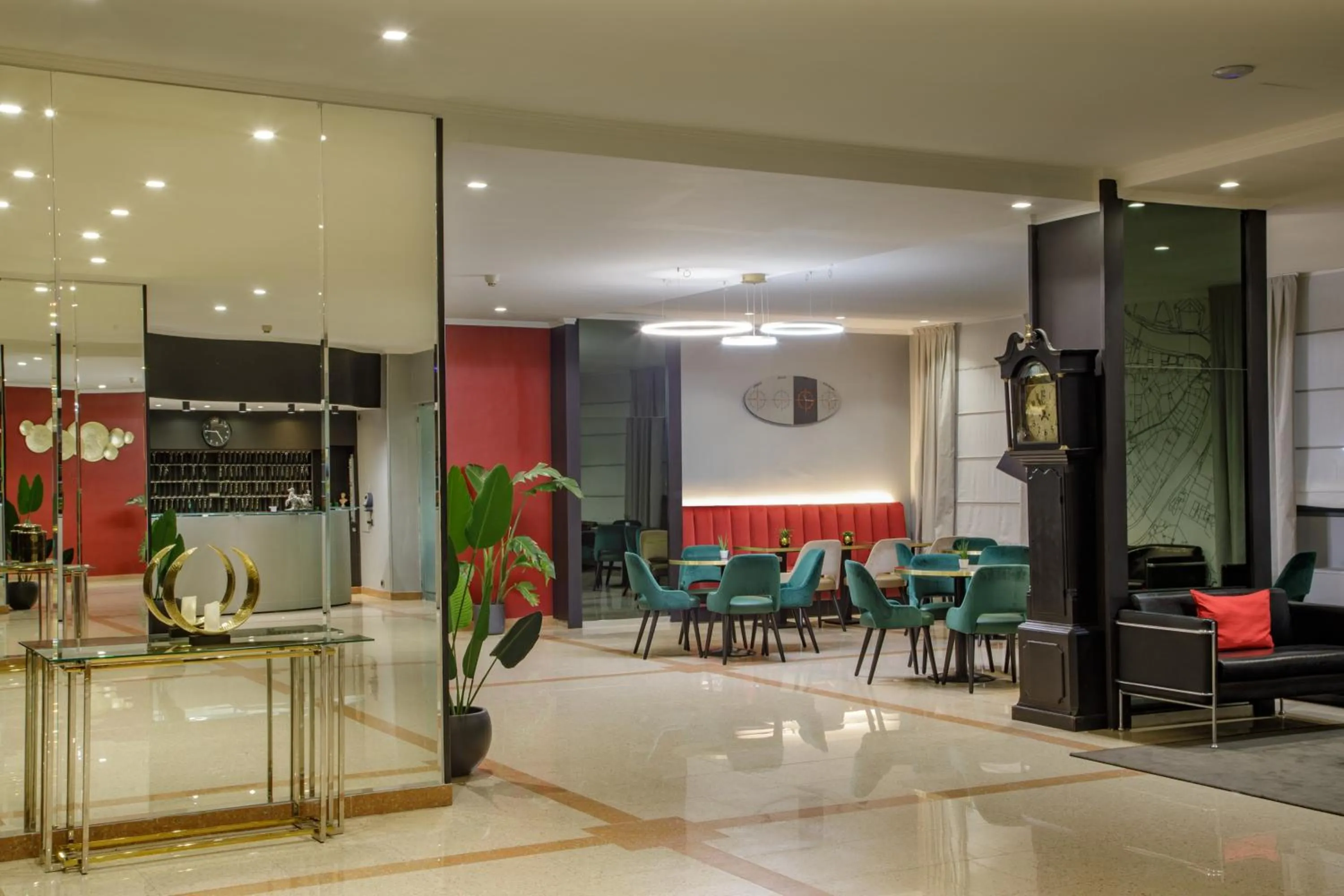 Lobby or reception in Hotel Marc'Aurelio