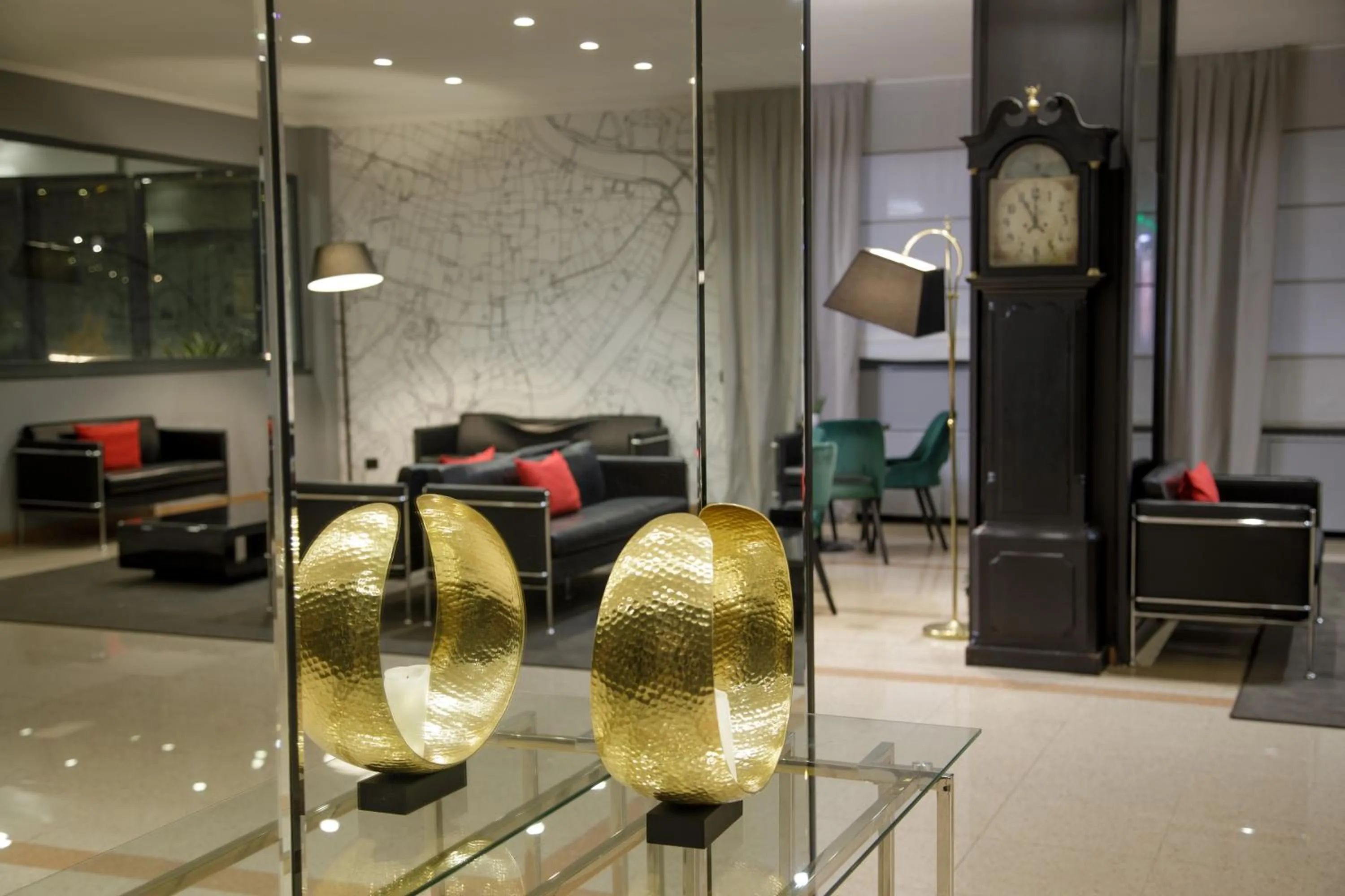 Lobby or reception in Hotel Marc'Aurelio